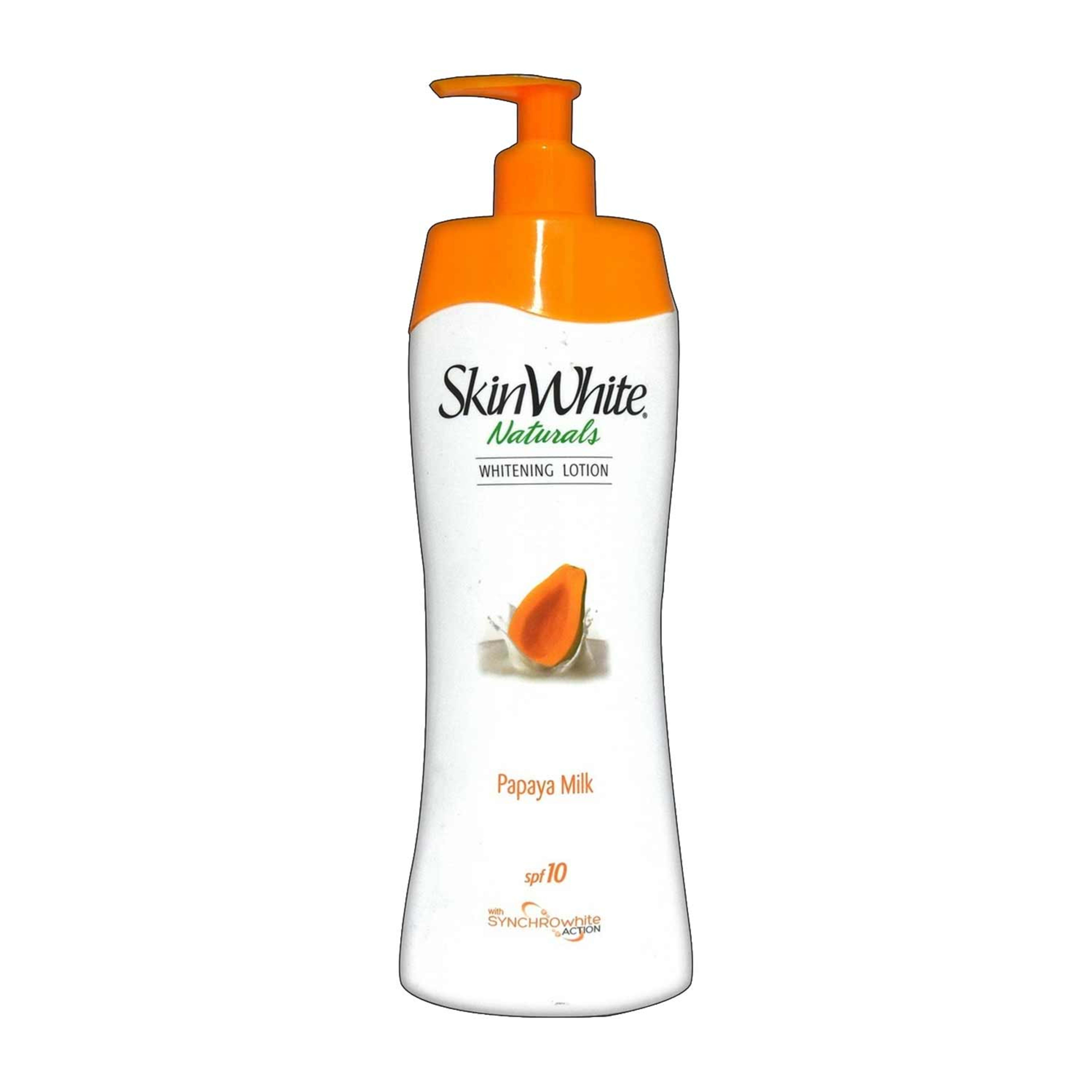 Skin White Naturals Papaya Milk Whitening Lotion Spf10 350ml