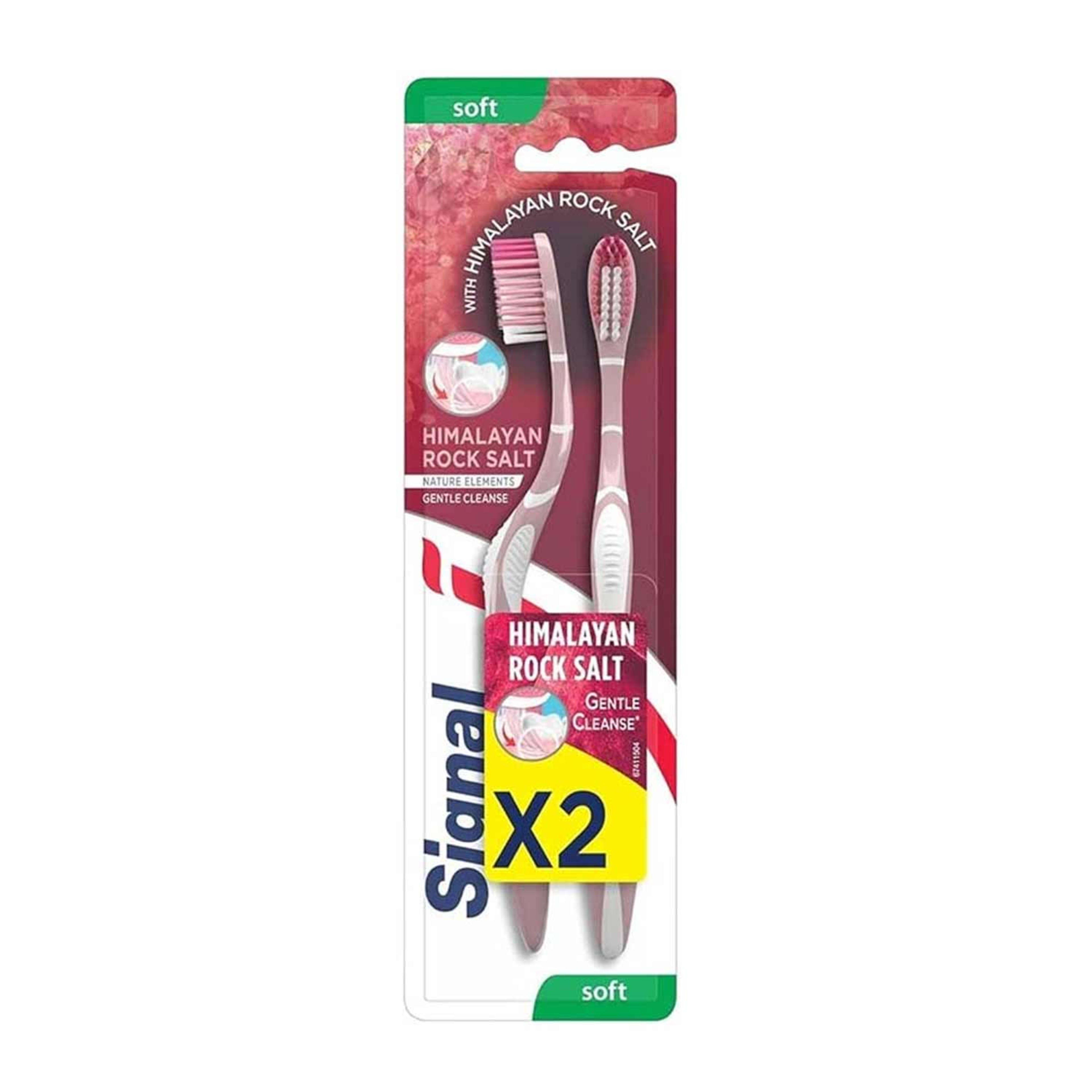 Signal Sensisoft Toothbrush Pink Salt Soft 2pcs