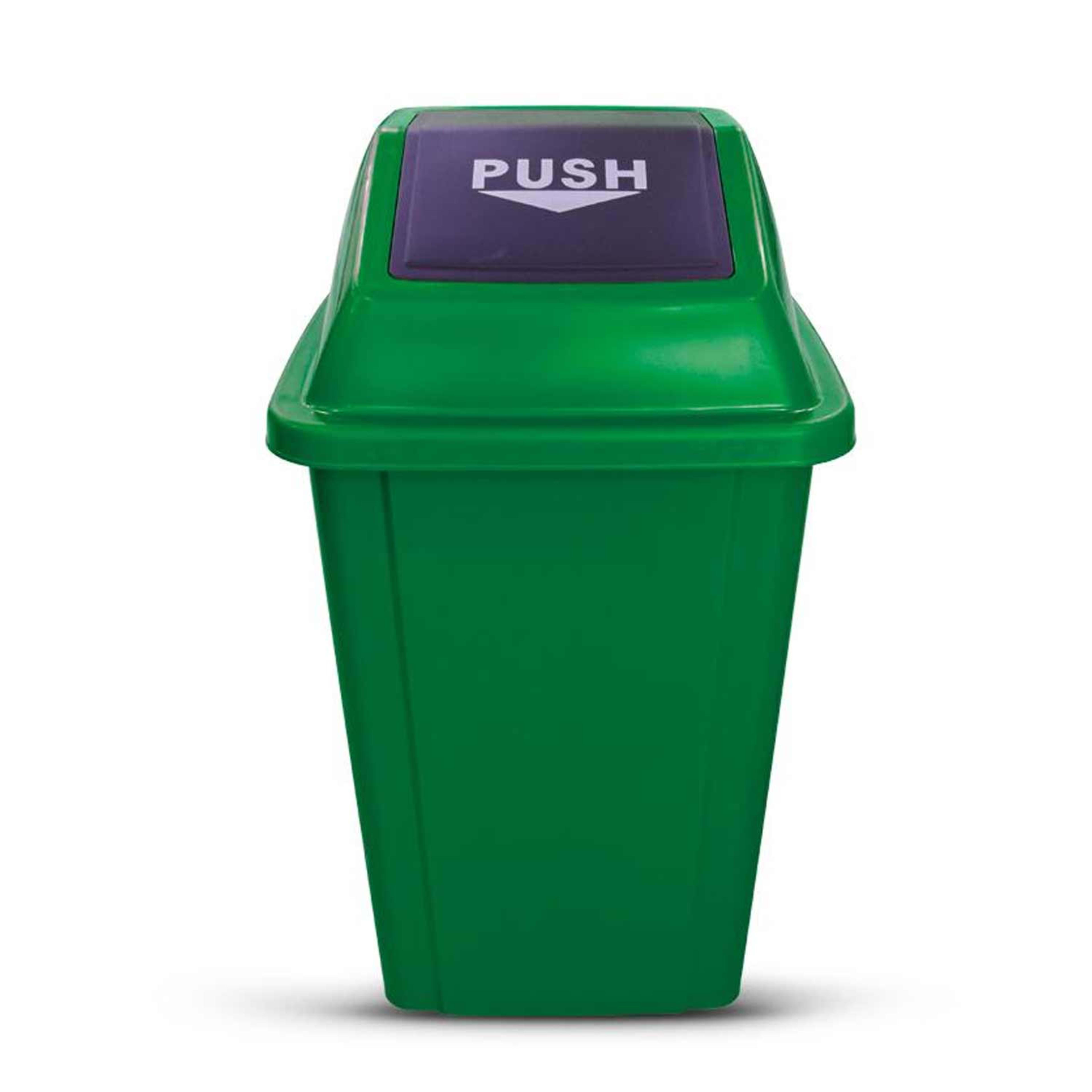 Akc Plastic Quadrate Dustbin Centre Open 60ltr #048