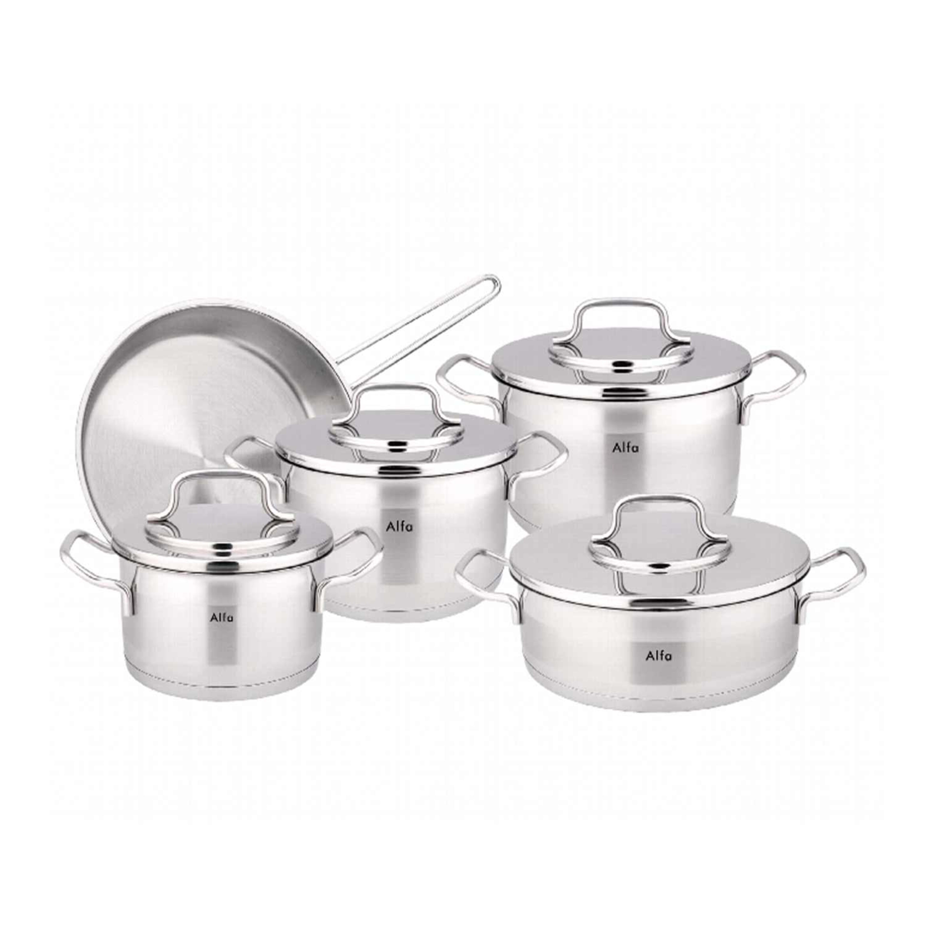 Alfa Premium Cookware Set 9pcs C-hm400