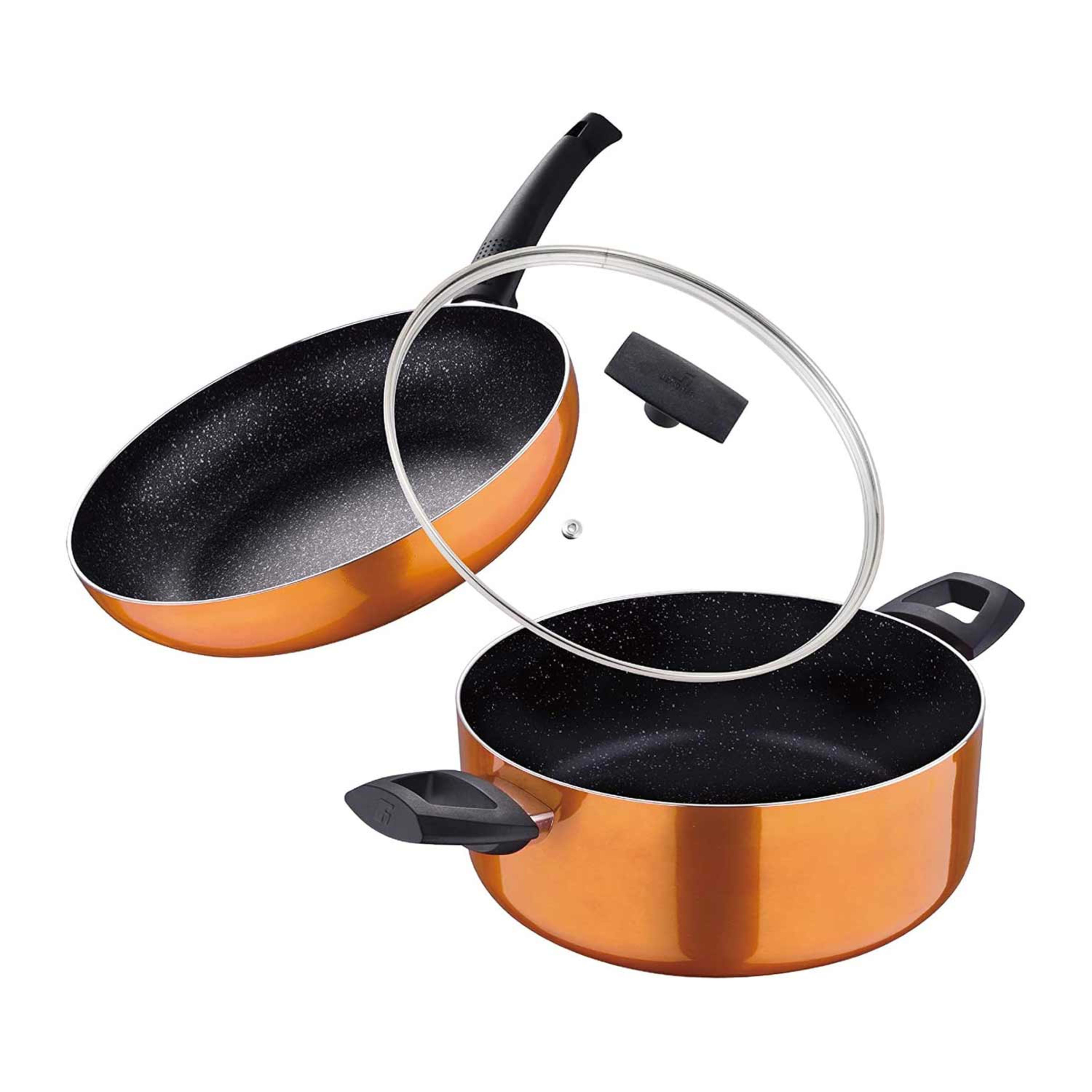Bergner Ultra Press Aluminum 3pcs Cookware Set Bg-31311