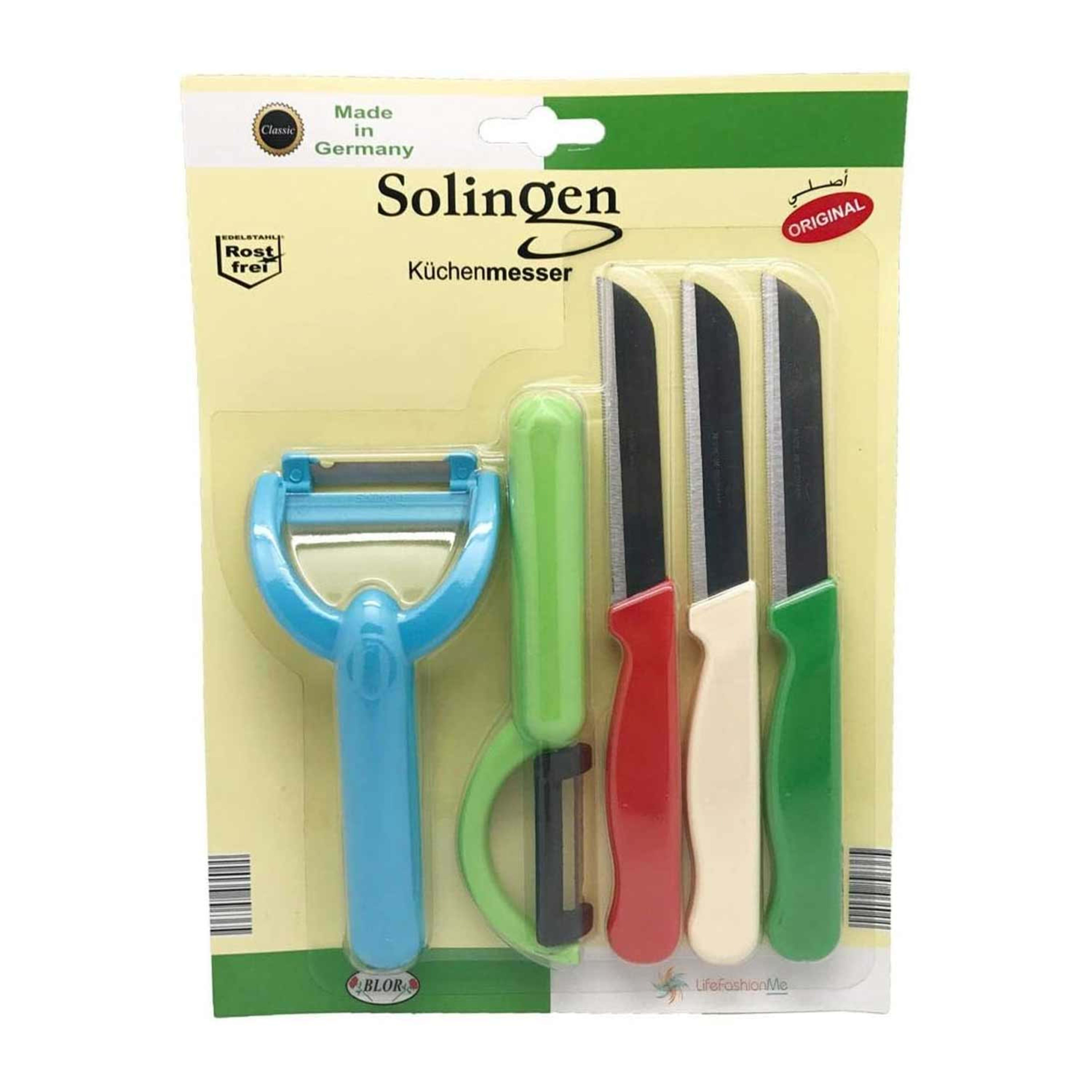 Blor Solingen Knife+peeler 5pcs Set #hw01088