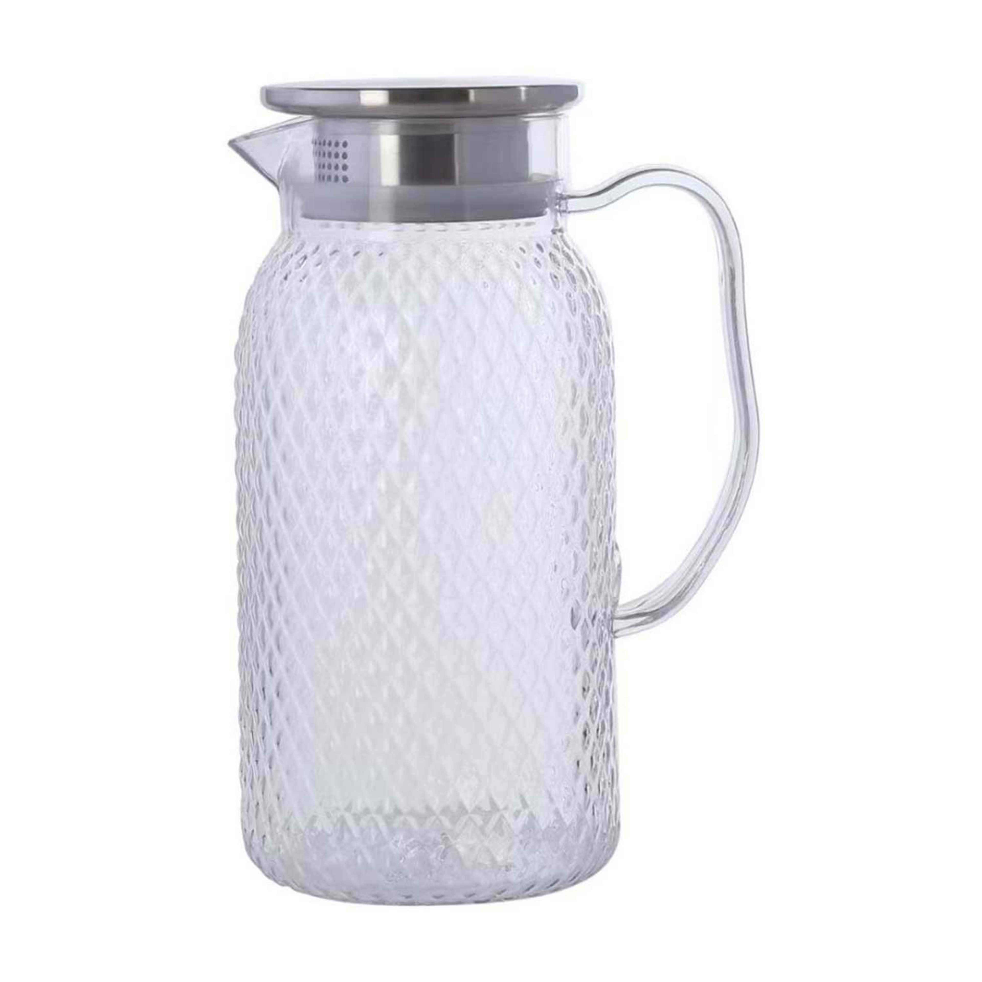 Diamond Jug Flap Cover Silver 2ltr