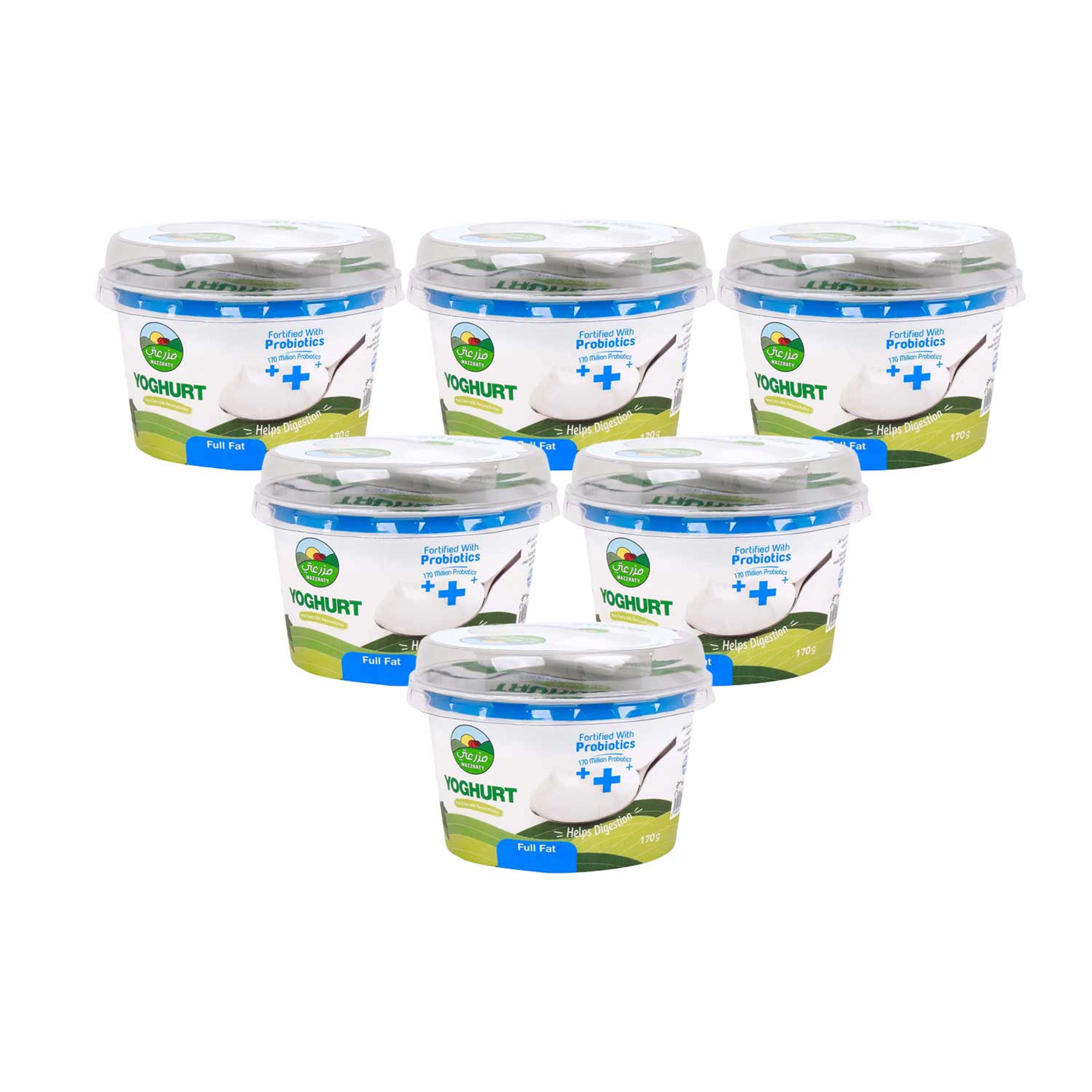 Mazzraty Yogurt Full Fat 6x170gm