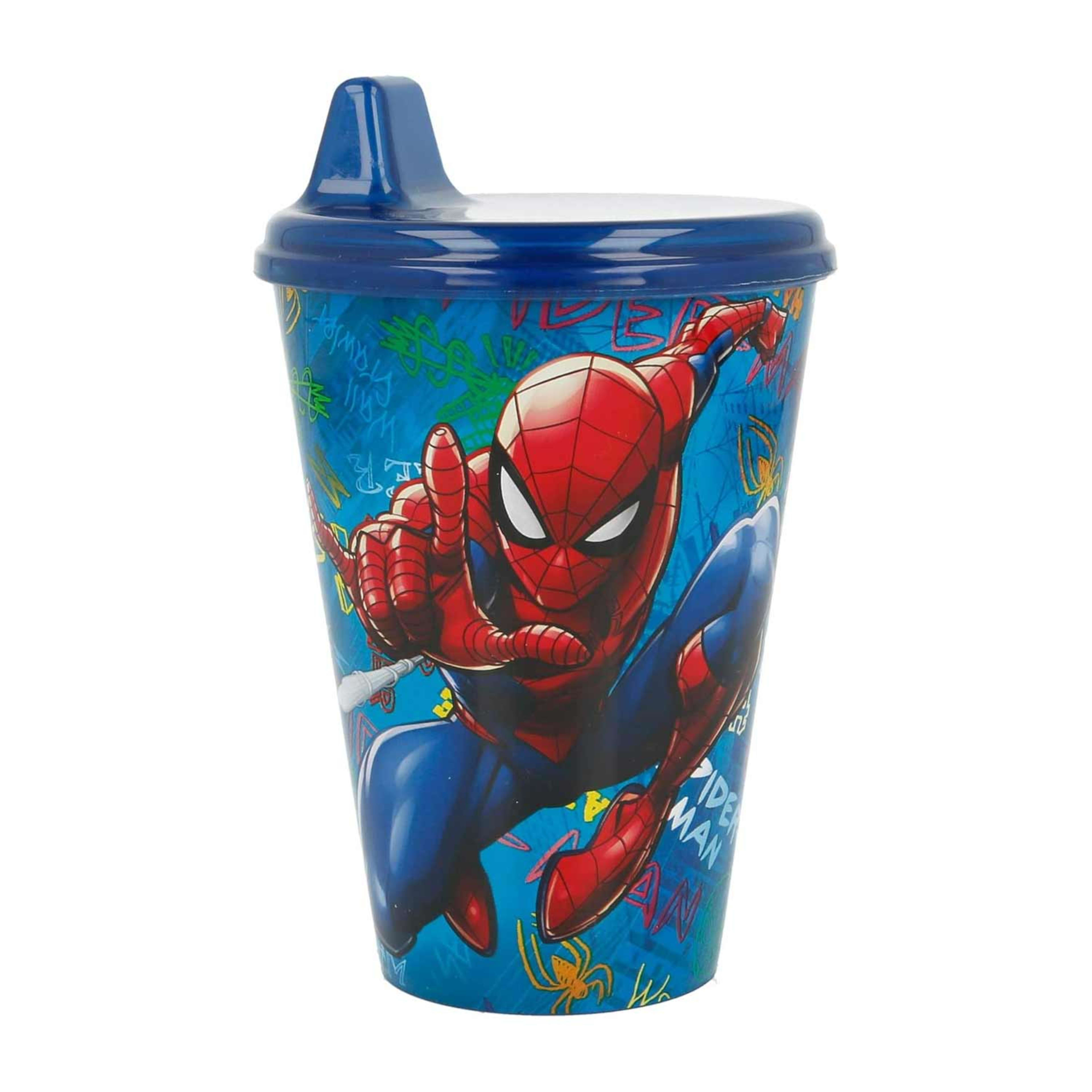 Disney W2h1 Easy Sipper Tumblr Spiderman Street 430ml Rj3139