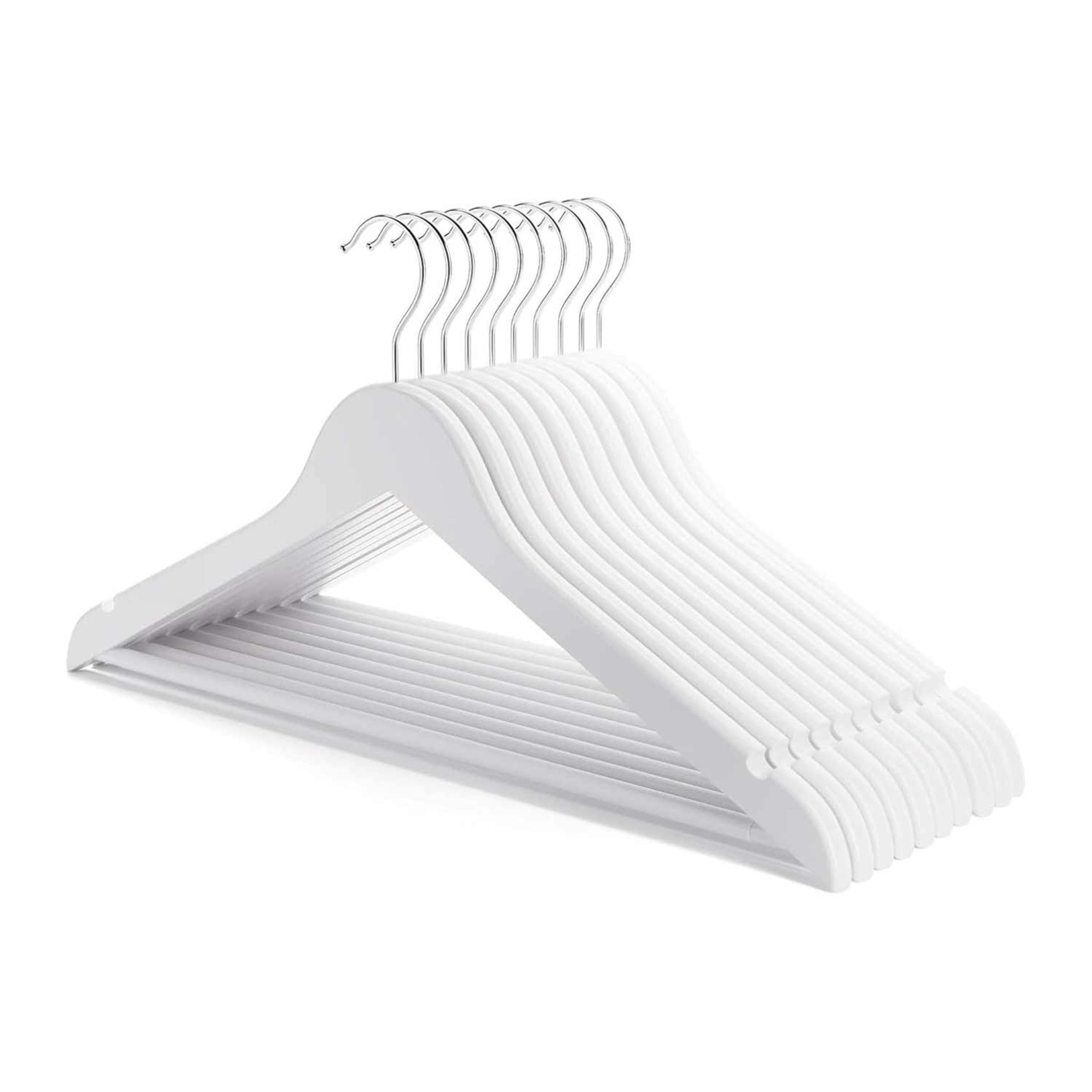 Feelings W2h1 Hanger Wooden 6pcs Set White Rj4169