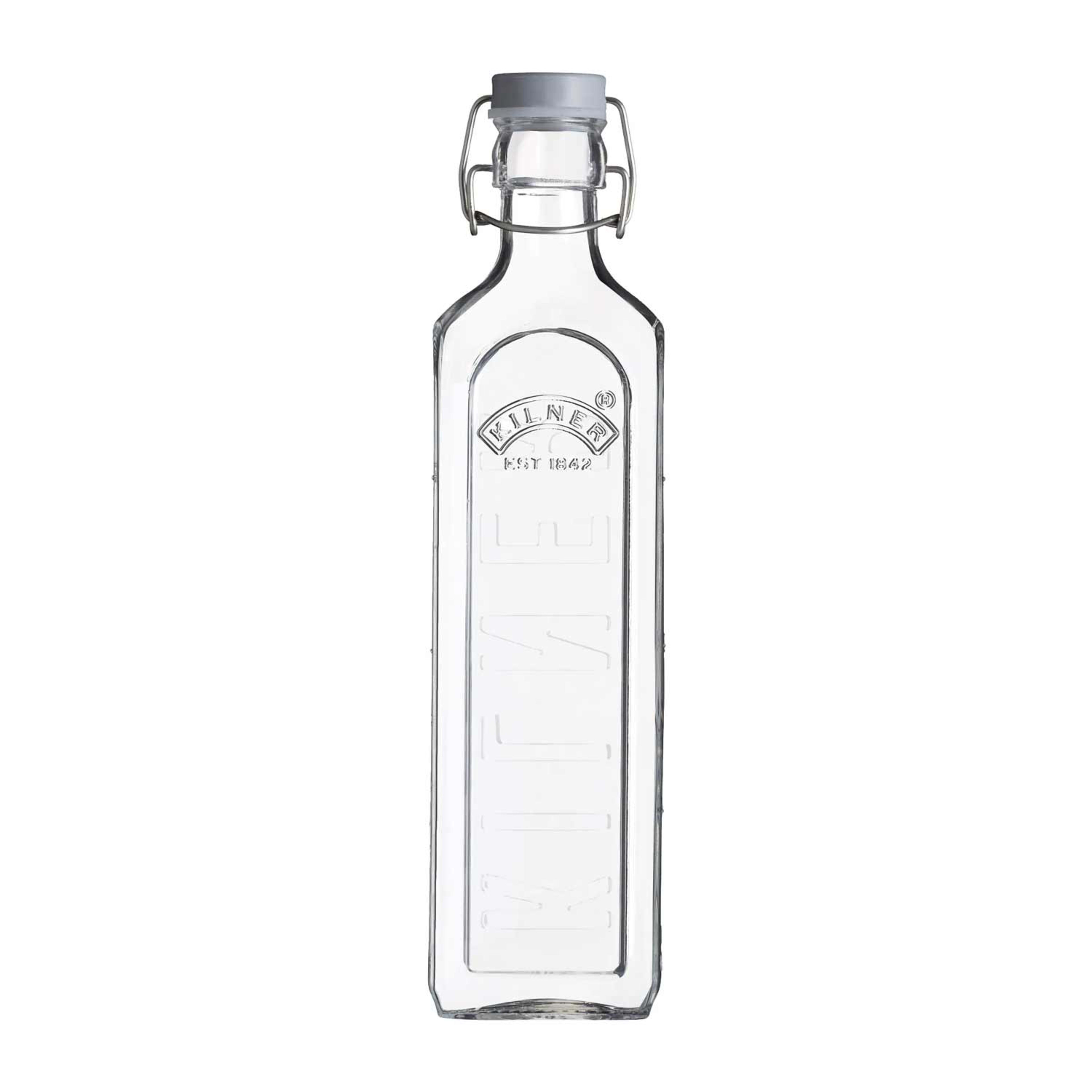 Glass Bottle with Clip Top 1ltr #50094-1p
