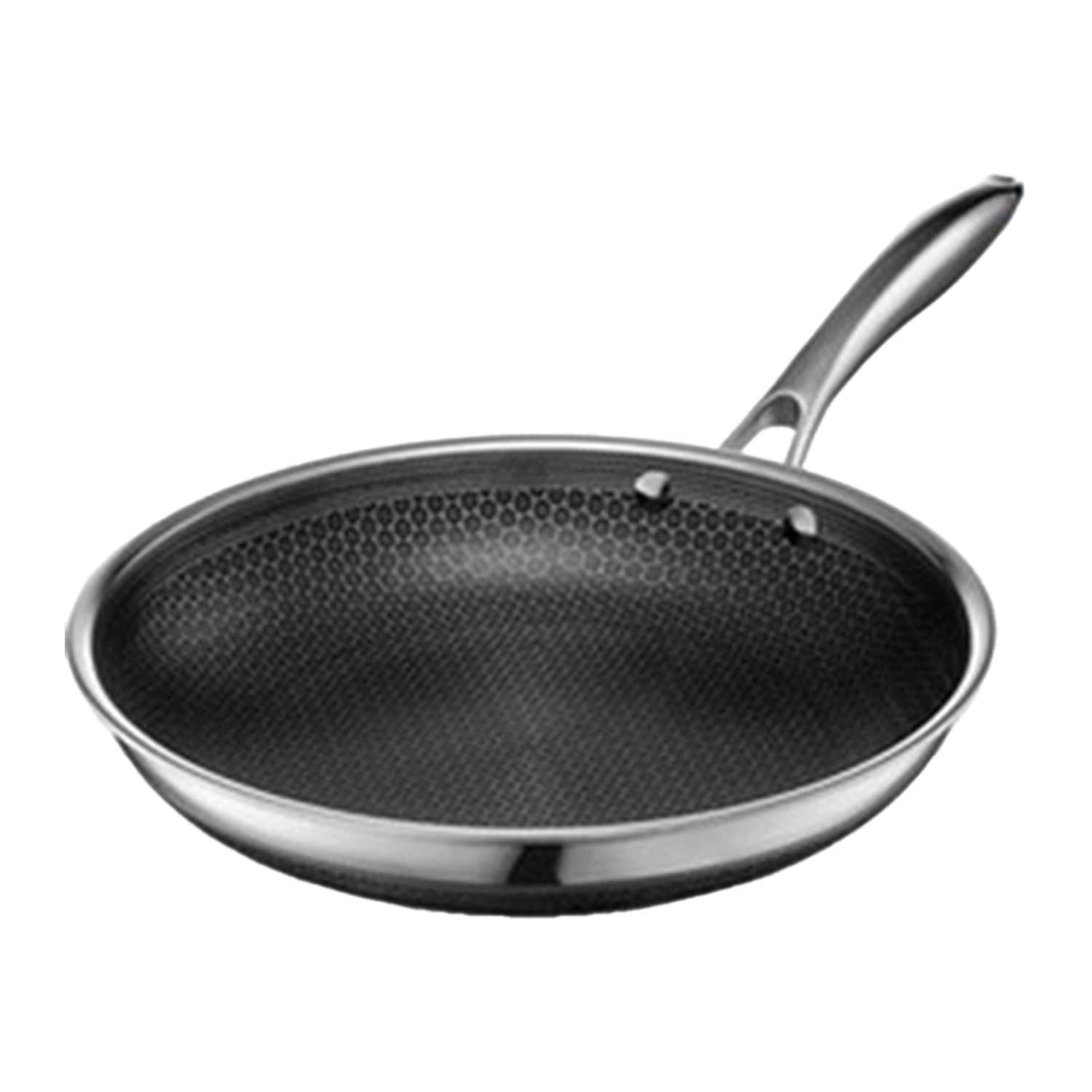 Homeway Stainless Steel Honeycomb Fry Pan 28cm Hw3919