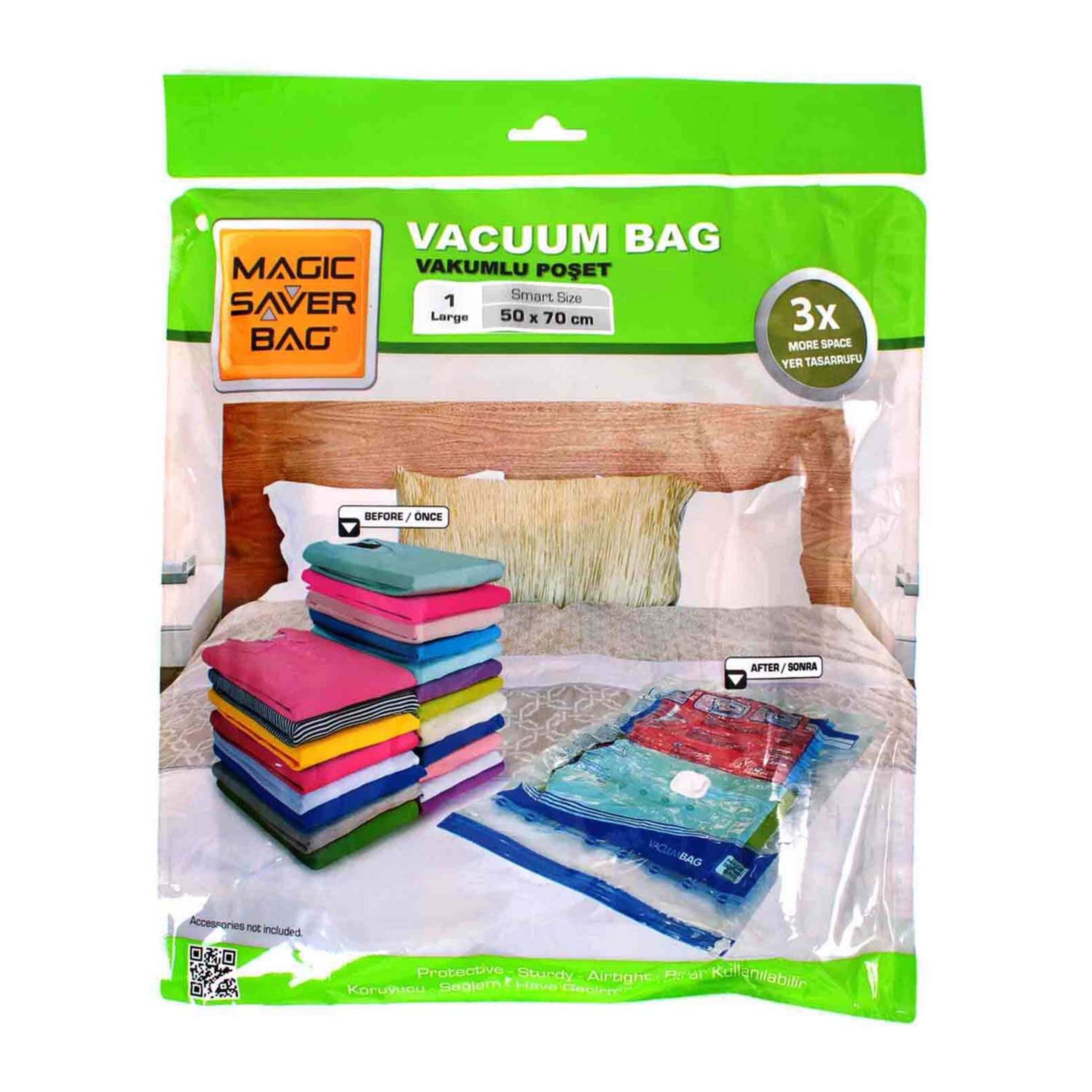 Magic Saver Vacuum Bag Single 50x70cm