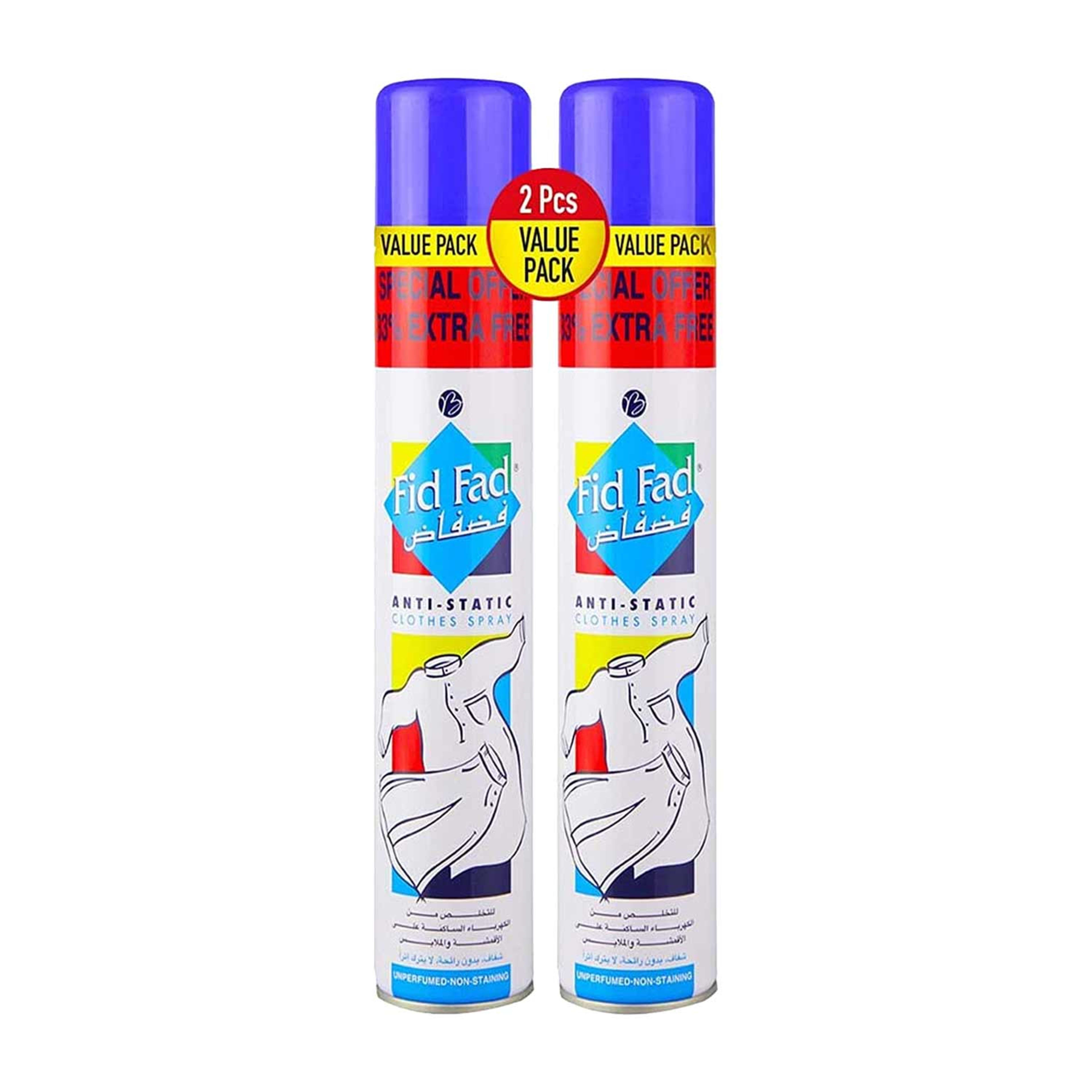 Fid Fad Antistatic Clothes Spray 2x300ml