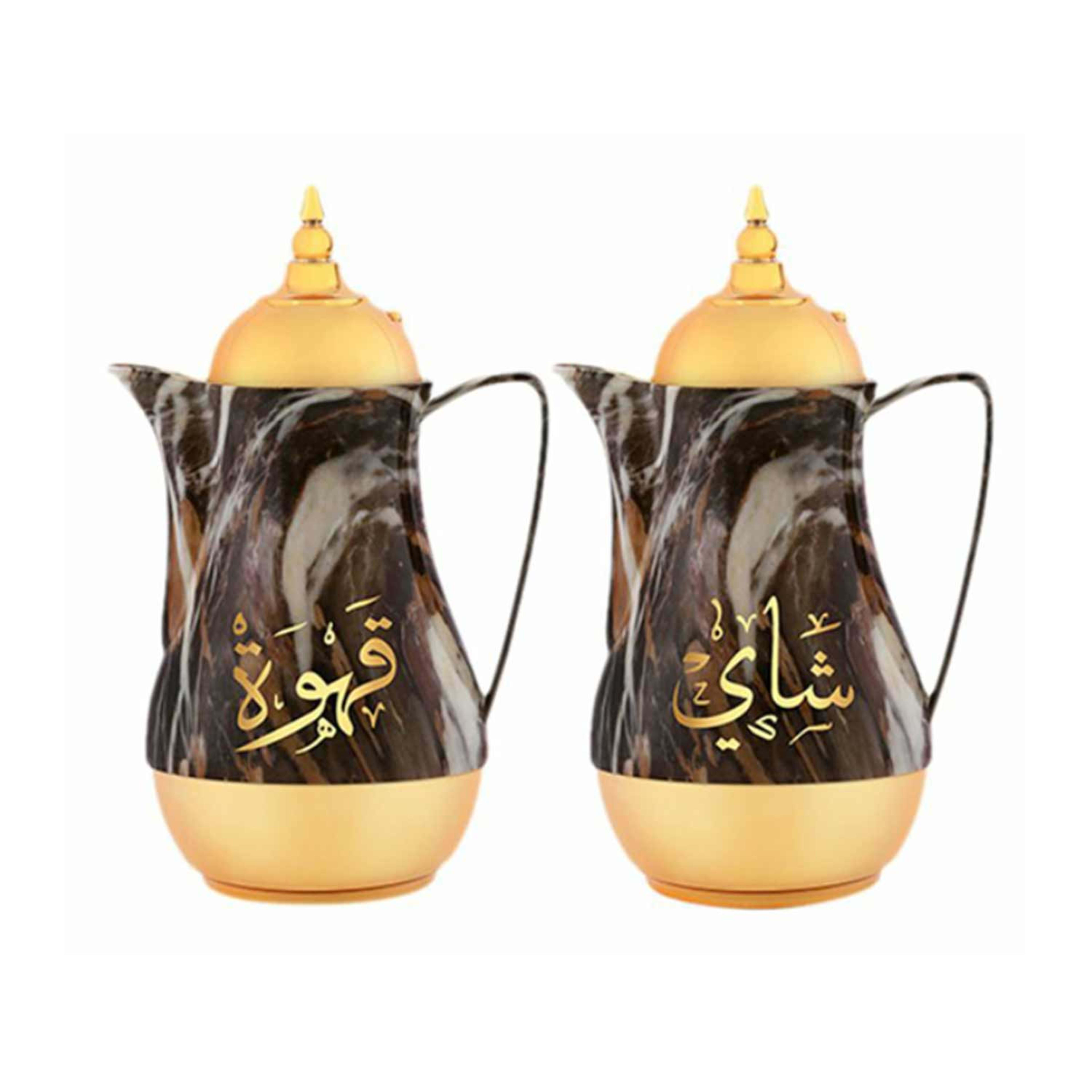 Royalford Royal Marble Tea and Cawa Flask 1ltr+1ltr Rf9413