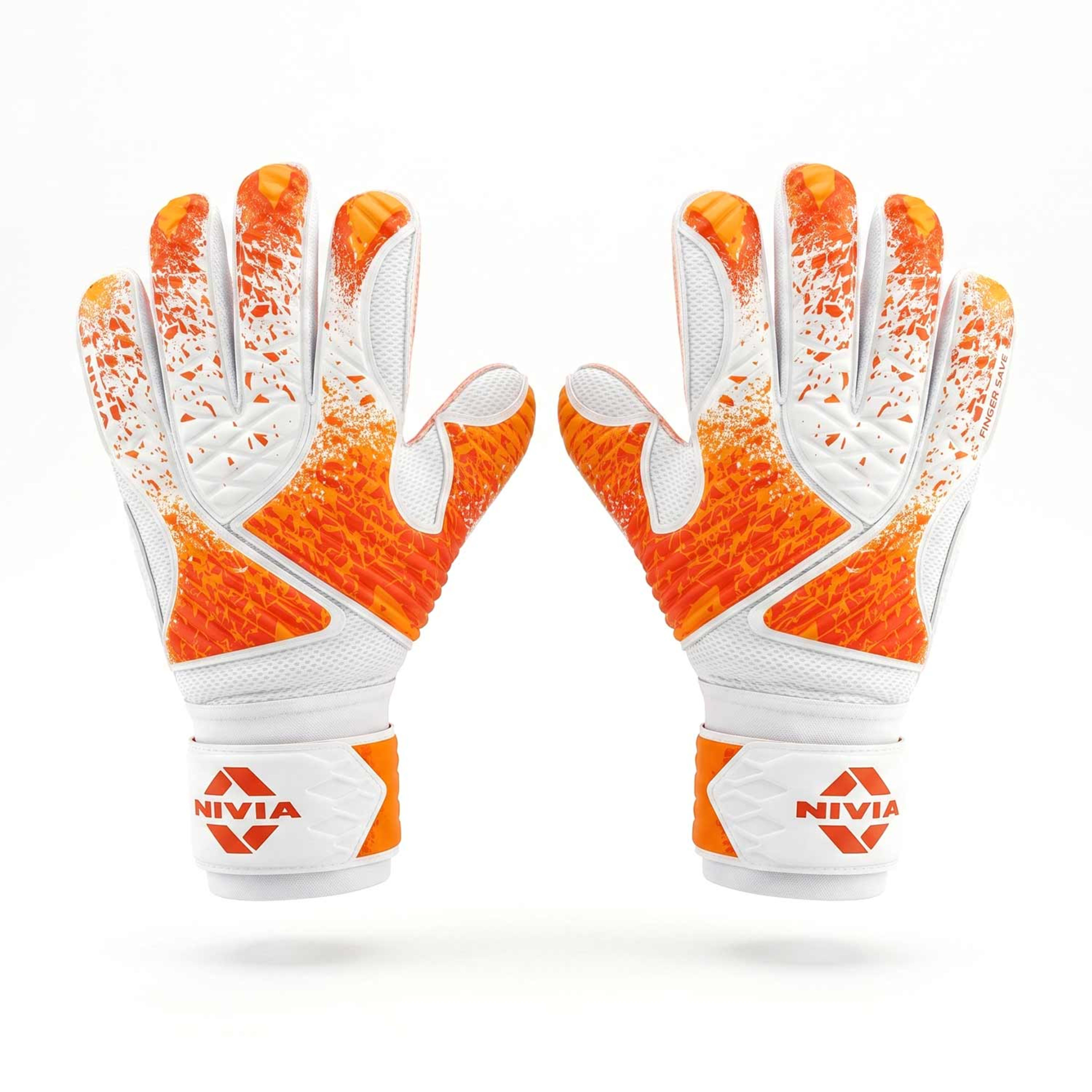 Nivia Finger Saviour Goalkeeper Gloves 1239s Size Small