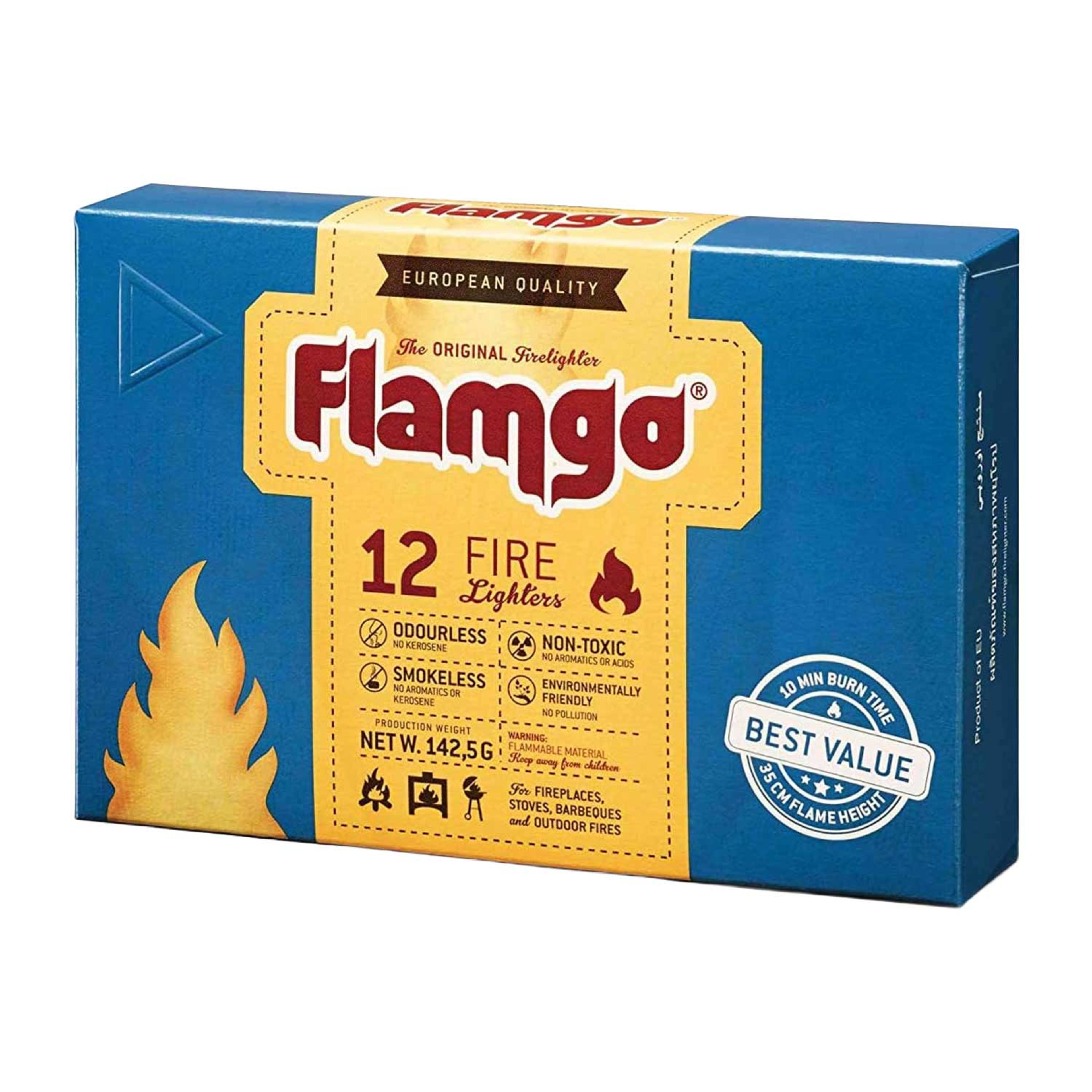 Flamgo Fire Lighters Cube 12's 142.5gm