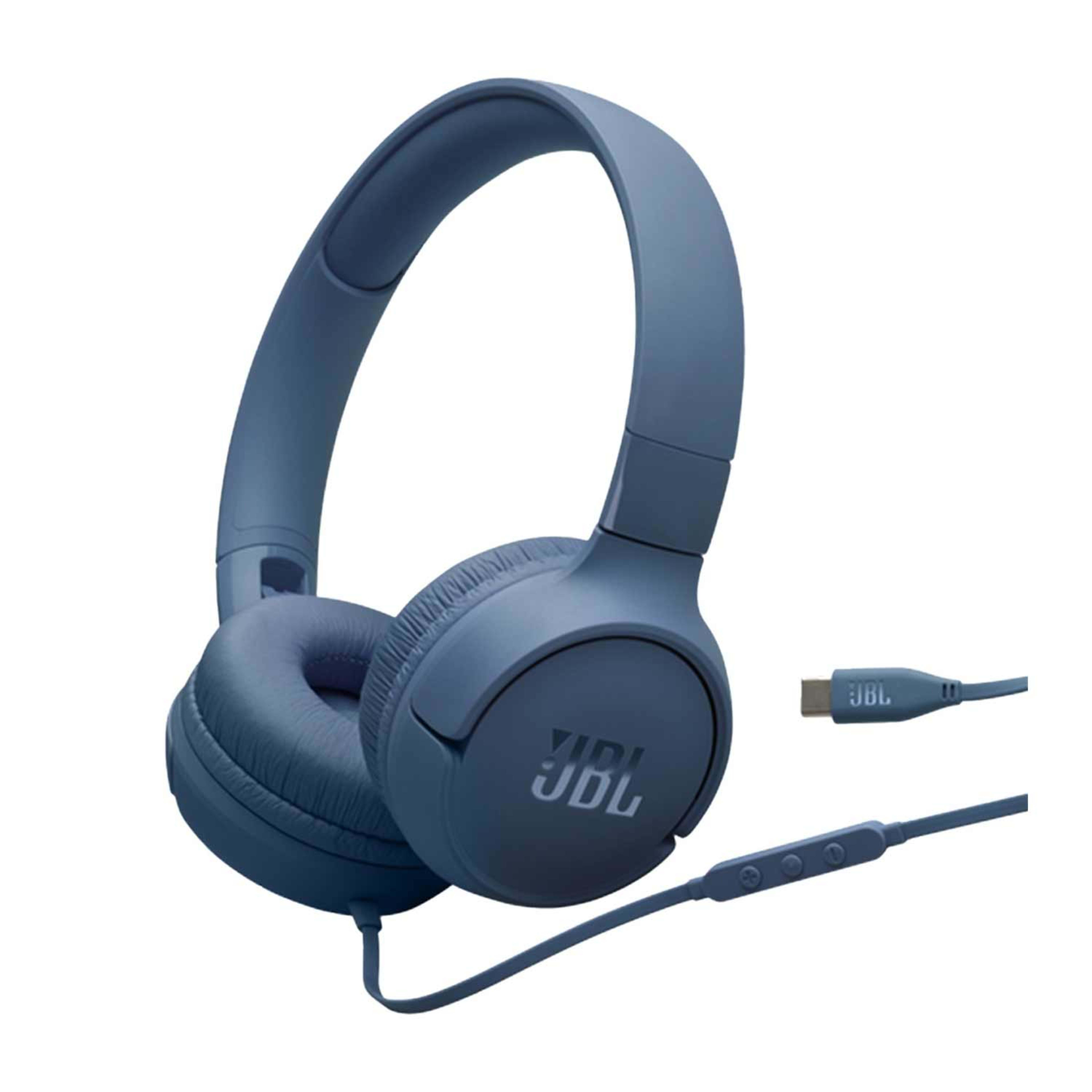 Jbl Usb-c Hi-res Wired on Ear Headphones Blue Jblt520c