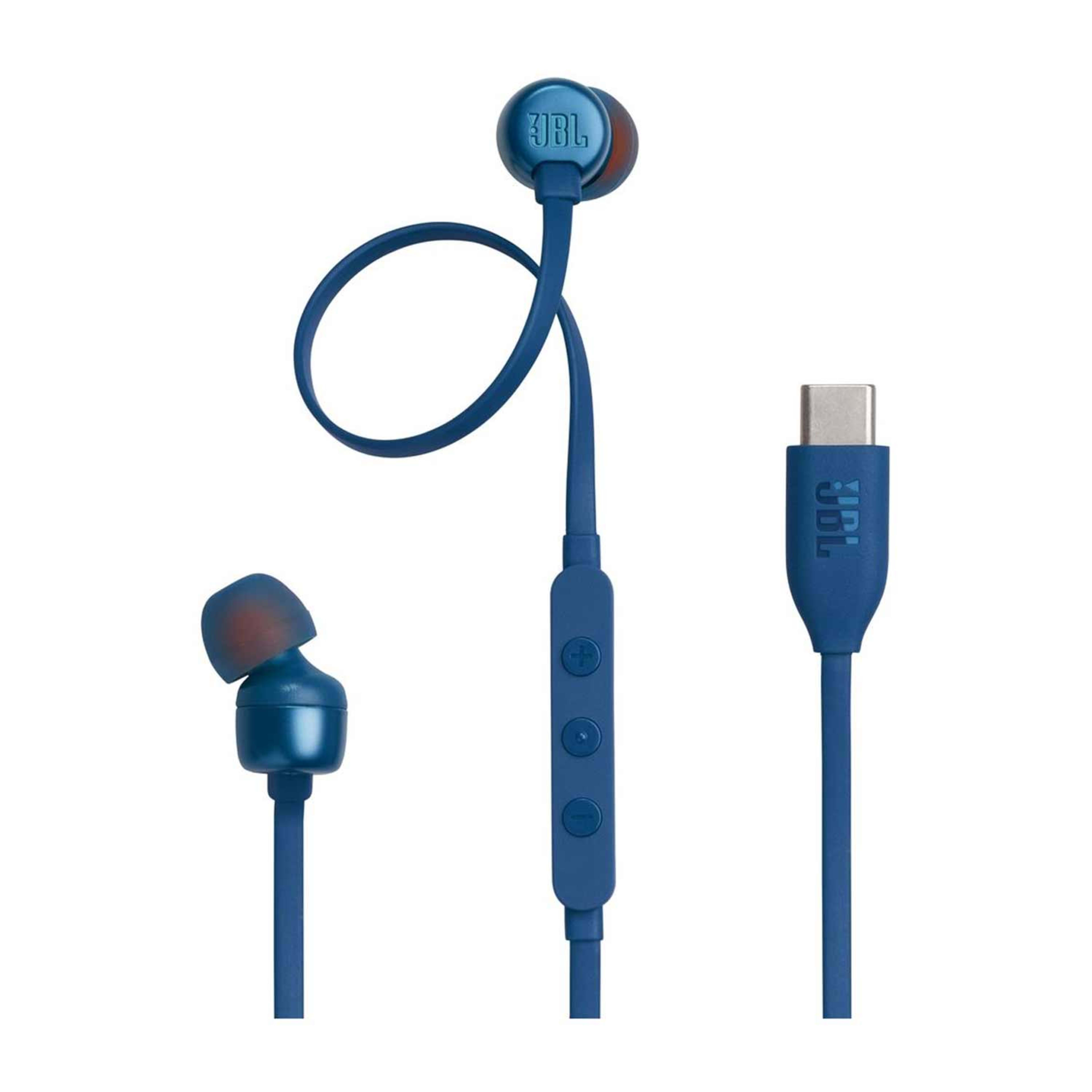 Jbl Wired Hi-res In-ear Headphones Blue Jblt310cblu
