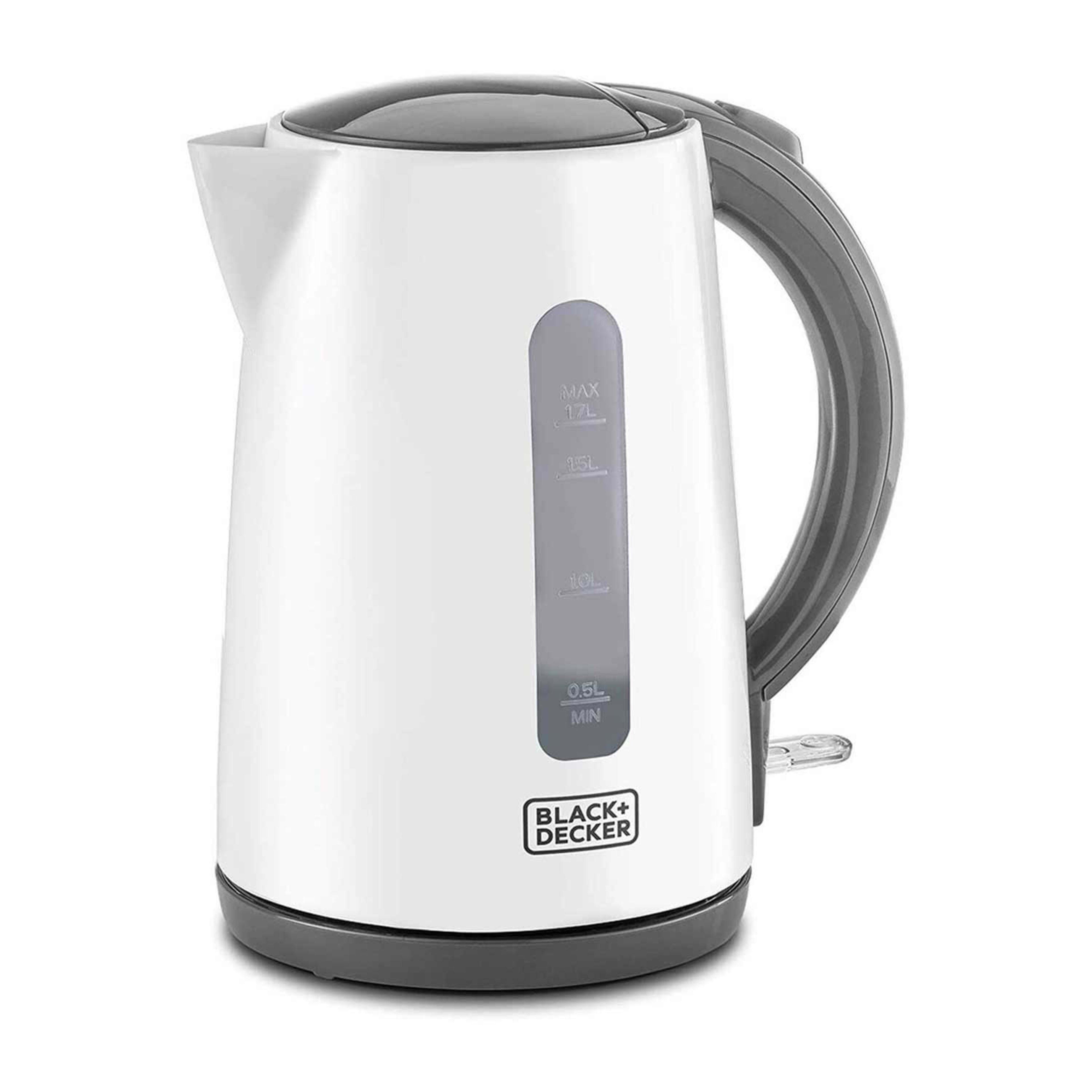 Black & Decker Plastic White Kettle 1.7ltr Jc70-b5