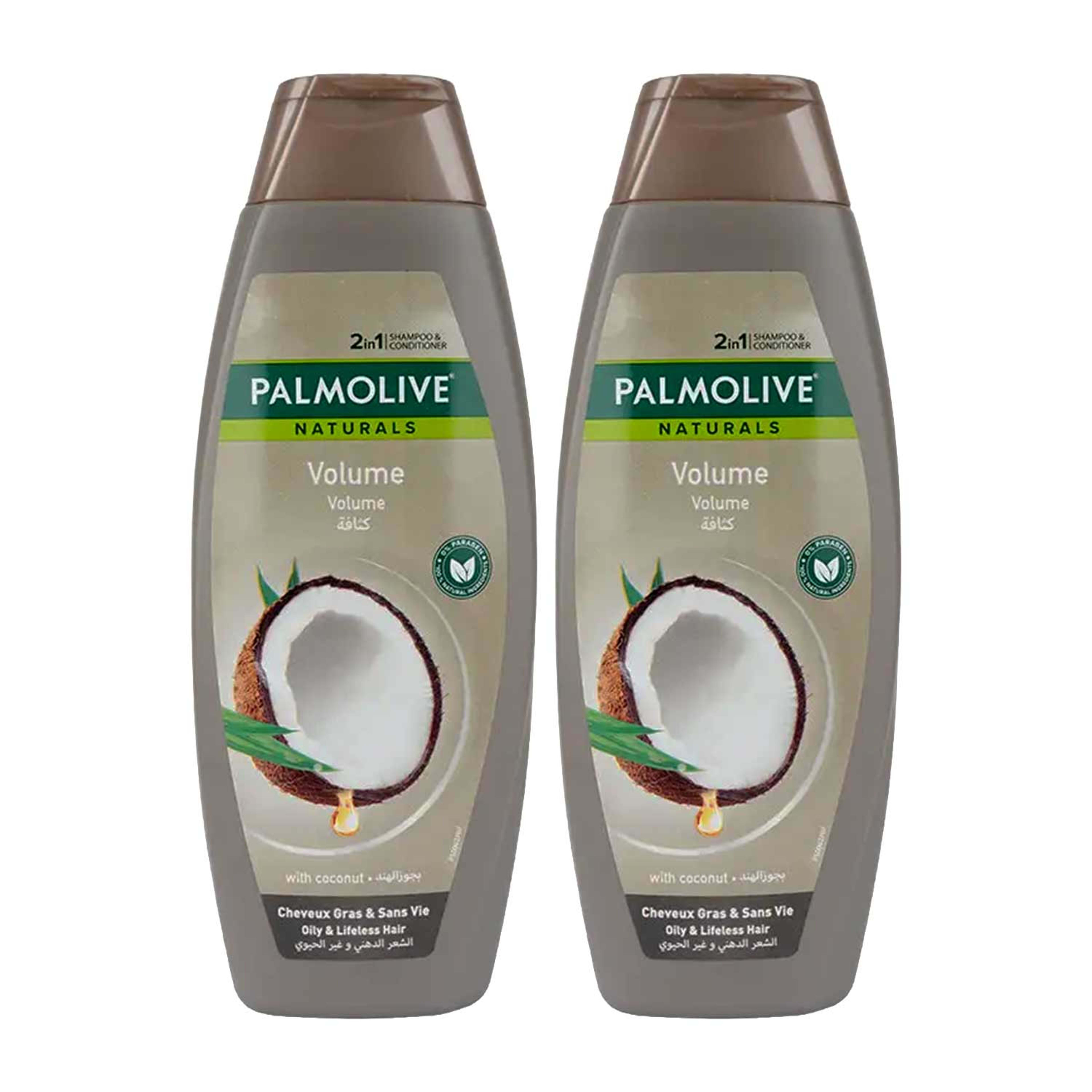 Palmolive Shampoo Volume Coconut 2x380ml Promo