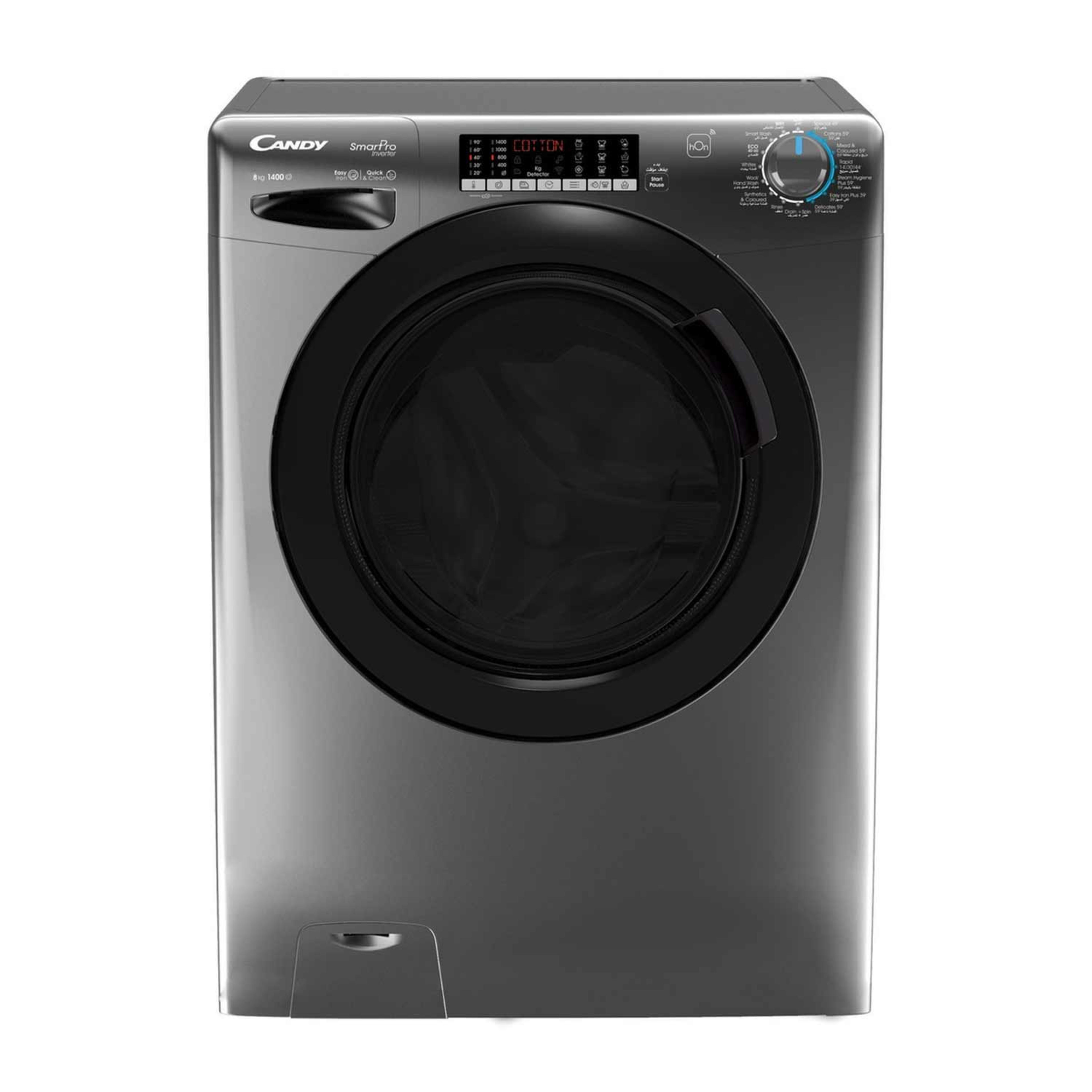 Candy Front Load Washer Anthracite Smartpro 8kg Cso486twmbr6-19