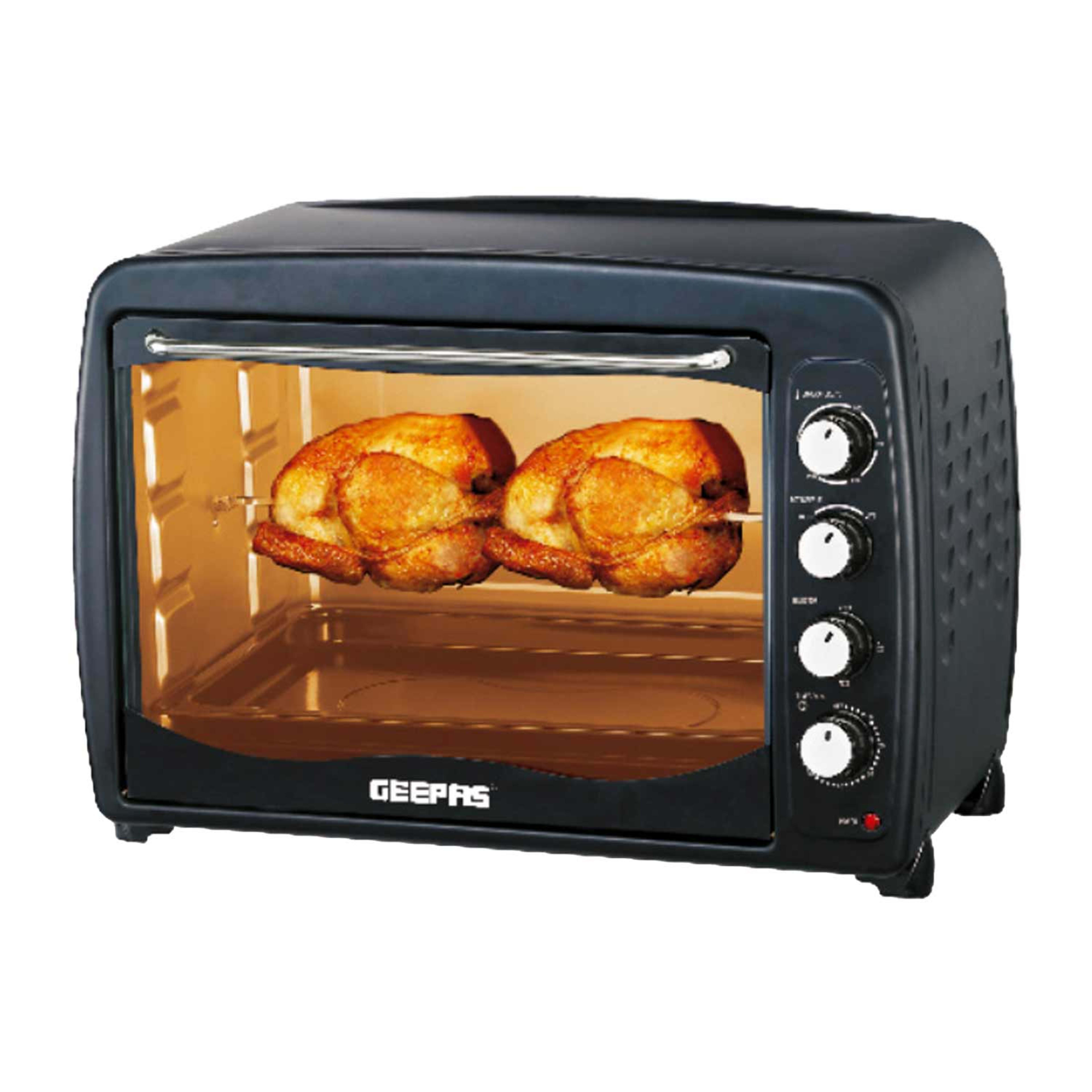 Geepas Electric Oven with Rotisserie 55ltr Go4401