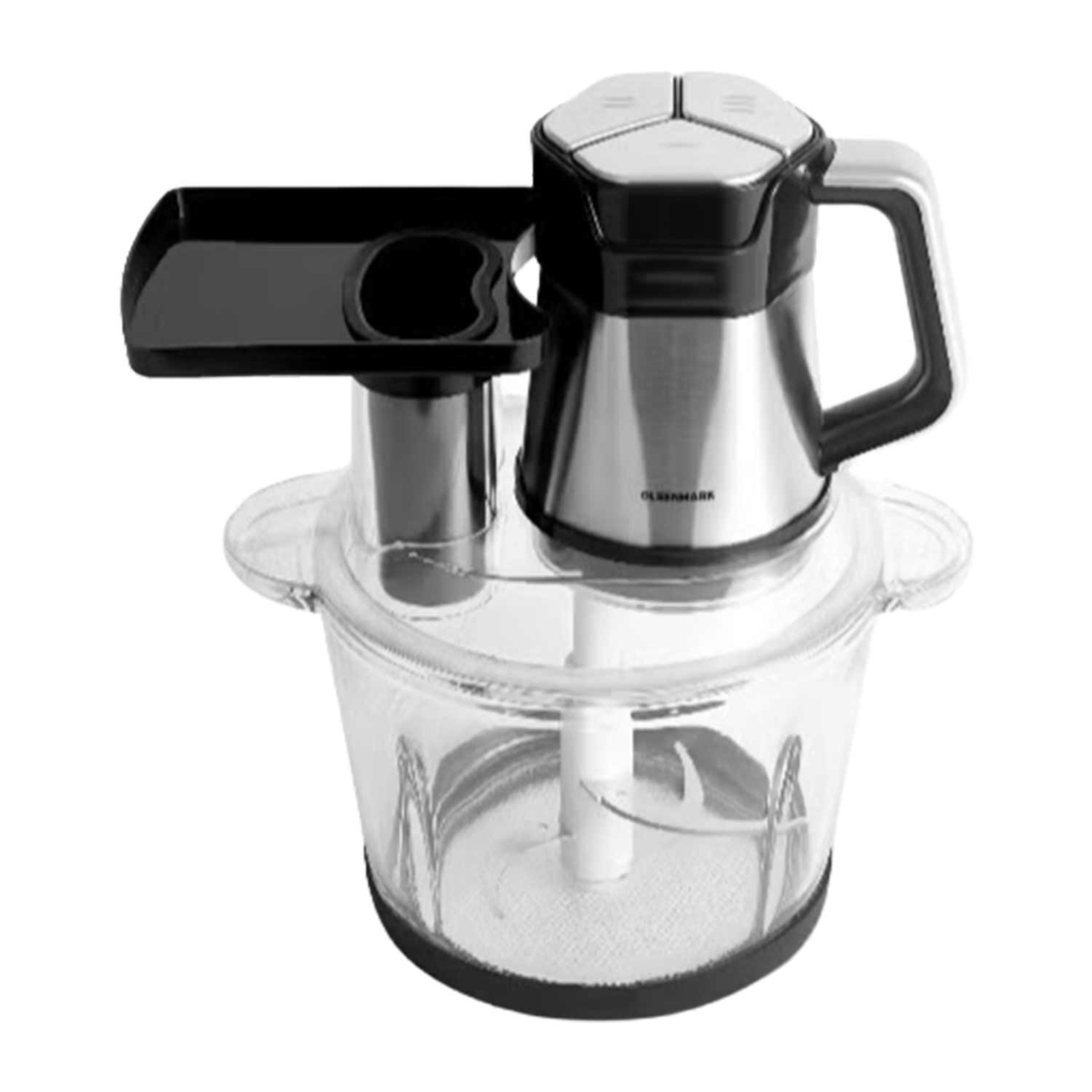 Olsenmark Food Chopper Glass Bowl Ss Blade 3ltr Omc7074