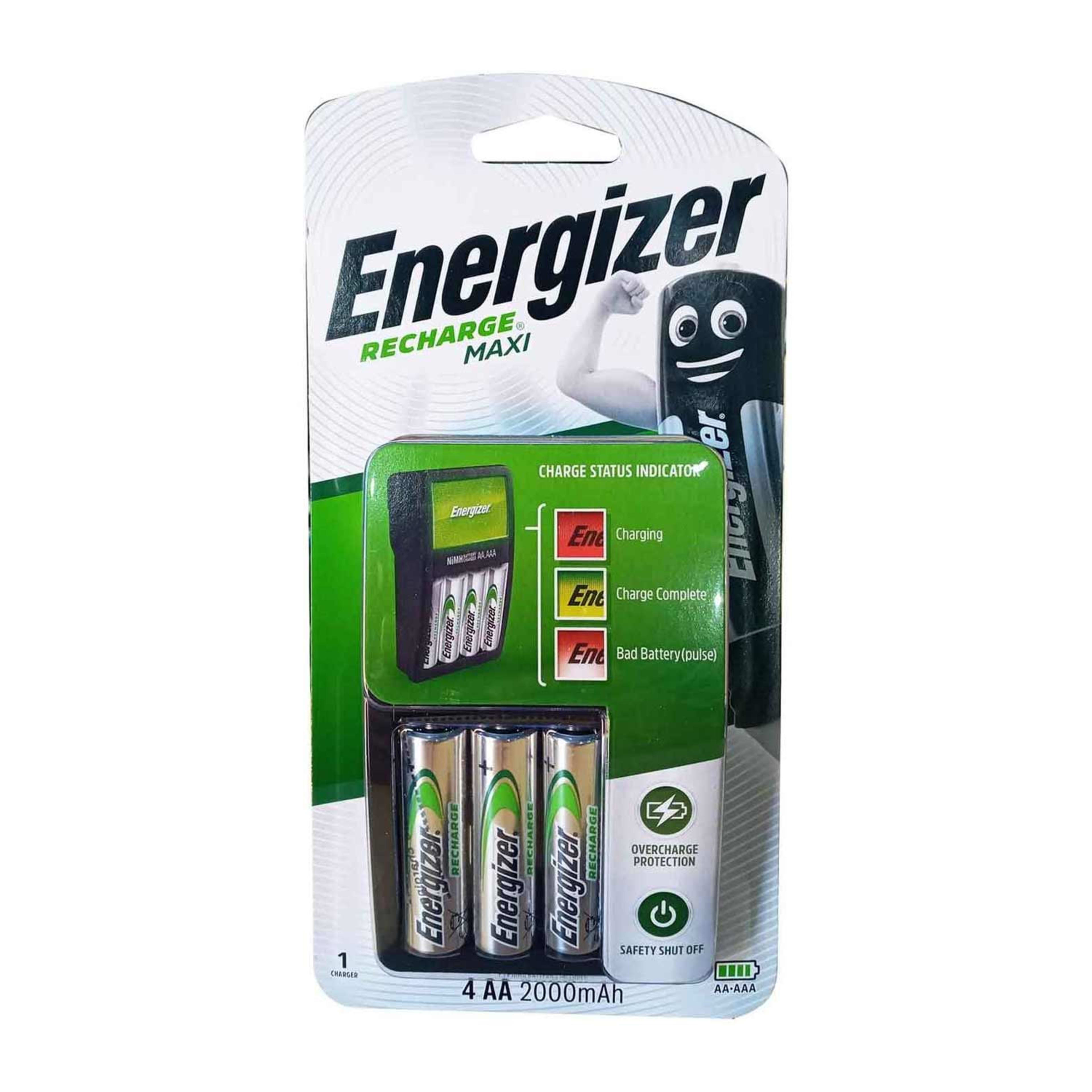 Energizer Recharge Maxi W/ 4aa Battery 2000mah