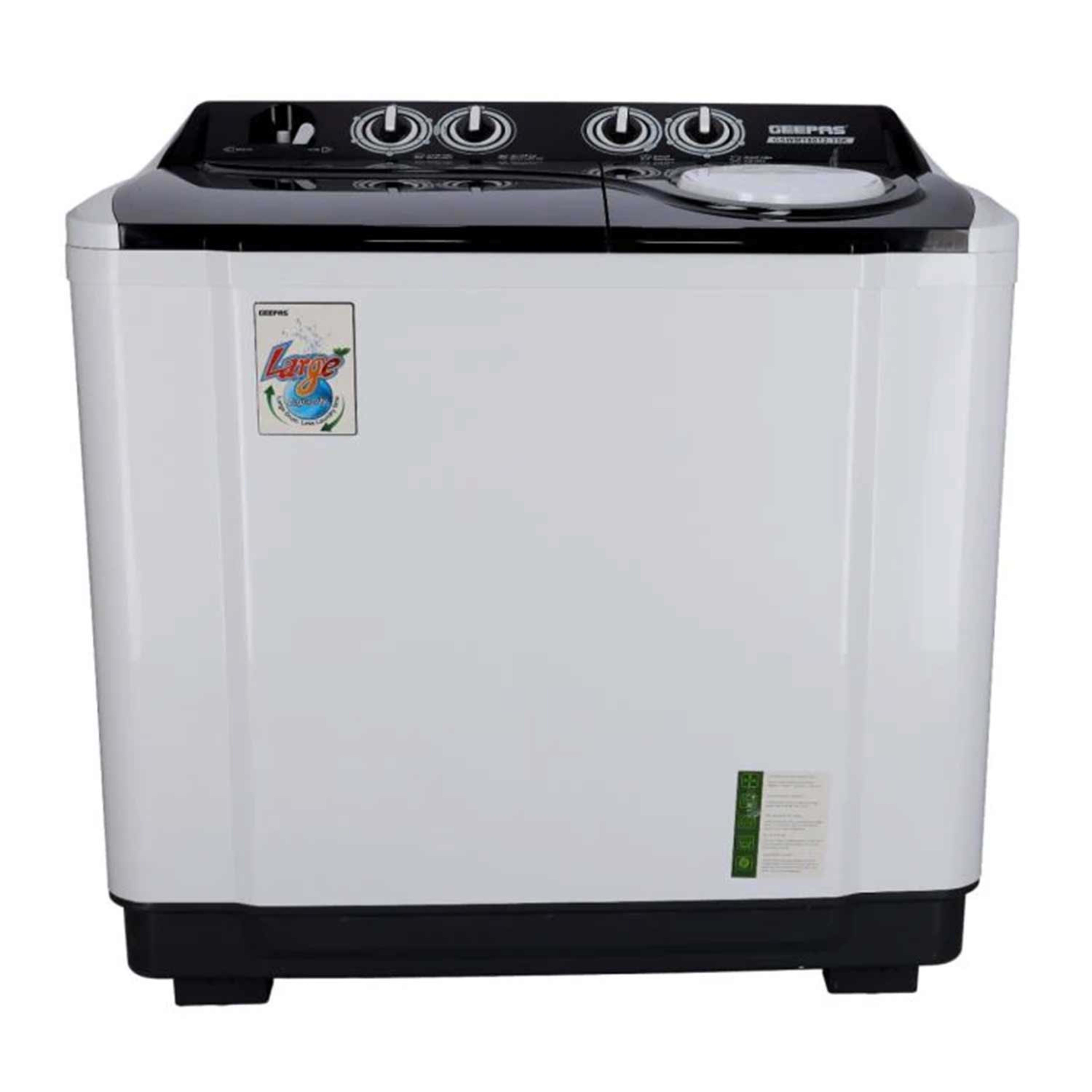 Geepas Twin Tub Washing Machine 15kg Gswm18012