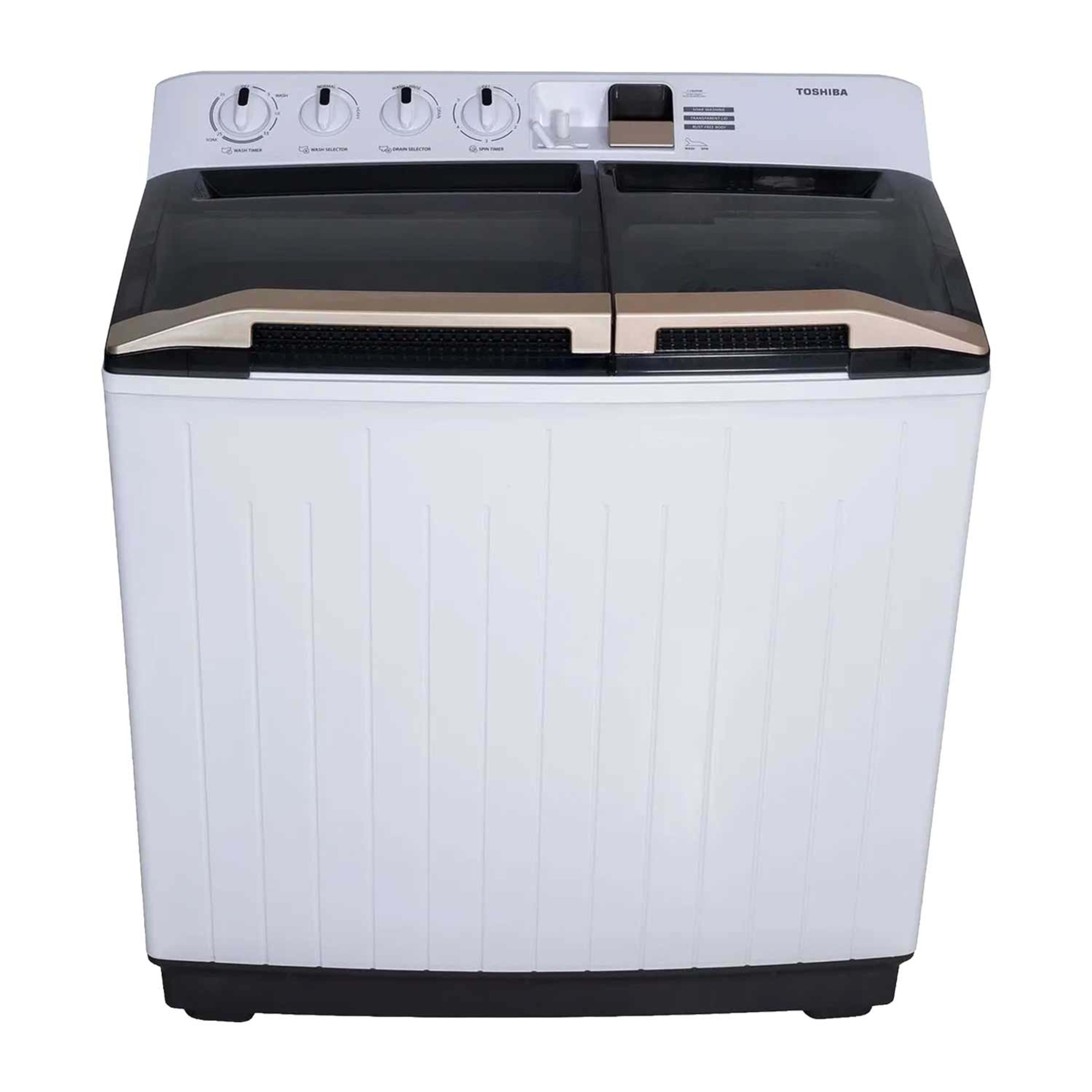 Toshiba Twin Tub Washing 12kg Vh-h130w