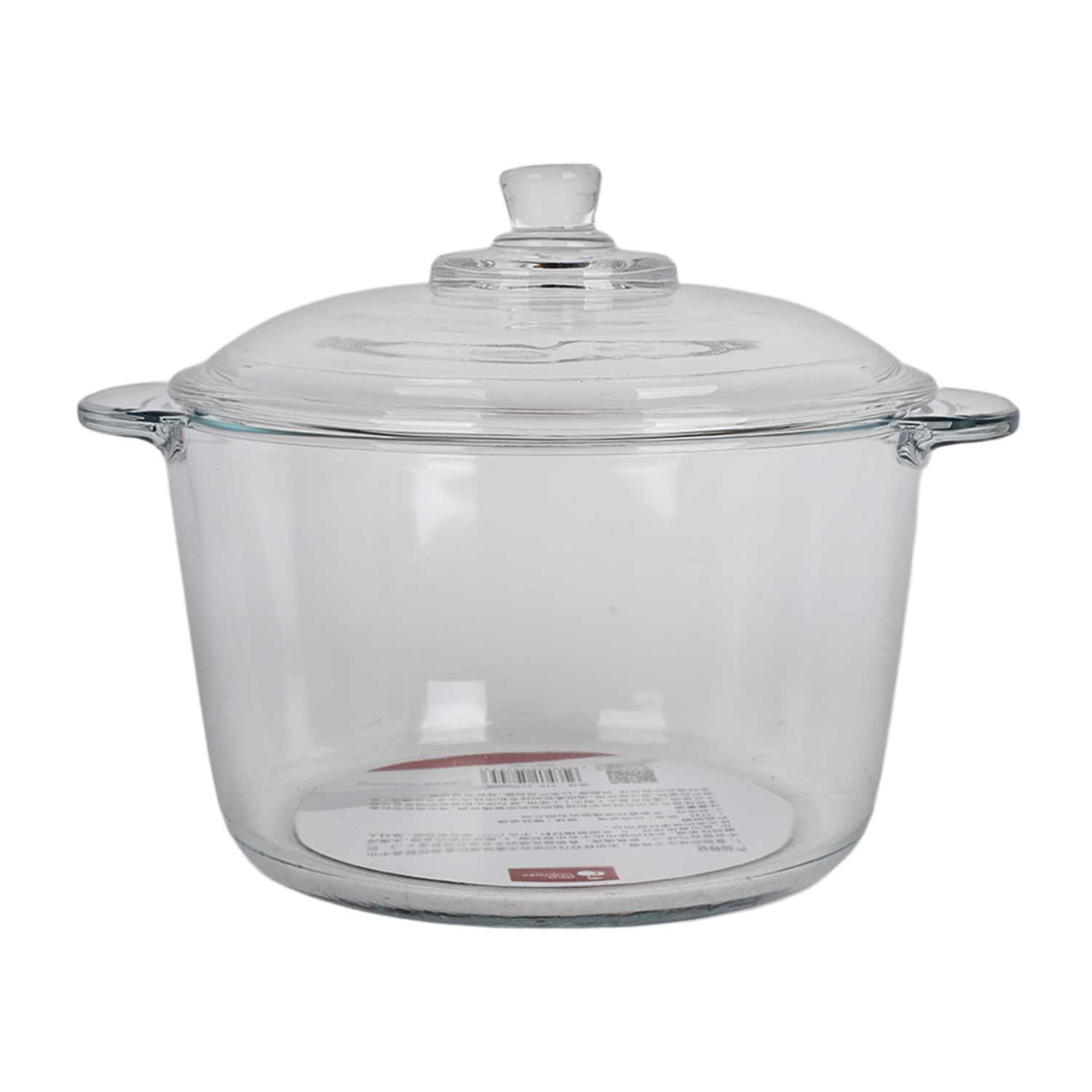 Red Cherry Glass Pot 19x23.5x18.5cm 2.5ltr 70-40 Ah201=gpsjb-2500mla