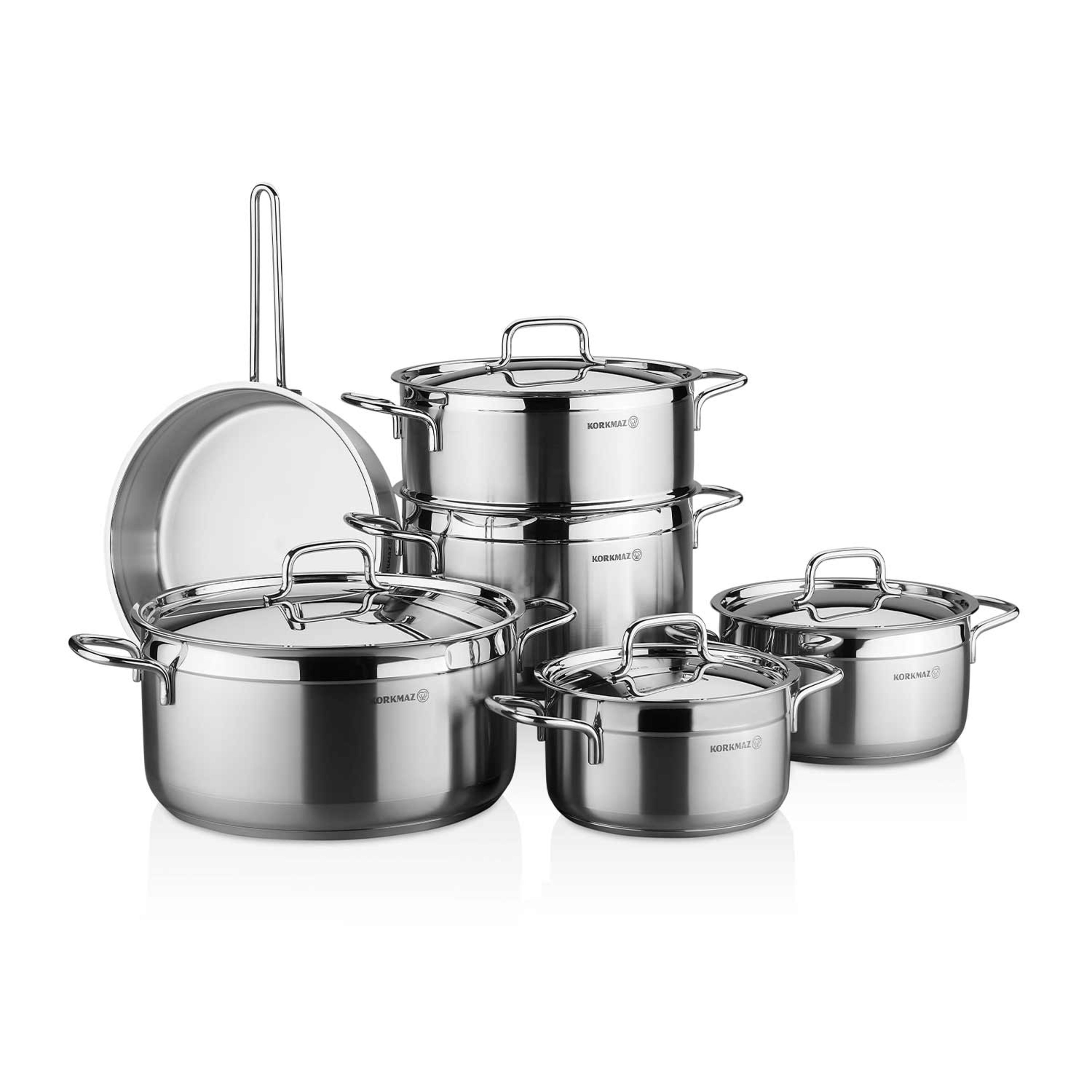 Korkmaz Alfa Plus Couscous Cookware 10pcs Set A1998