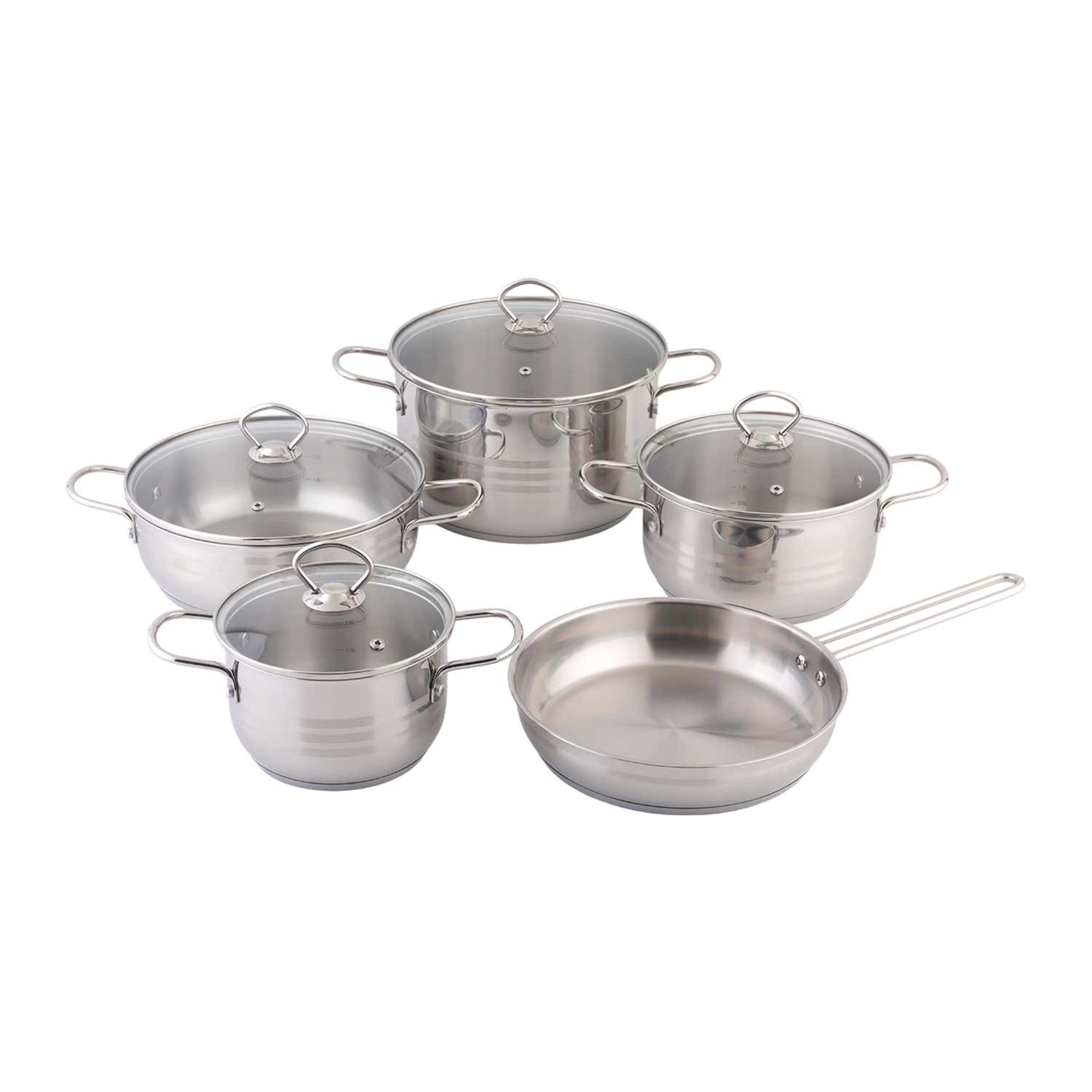 Carl Schmidt Sohn Berlin Stainless Steel Cookware Set 9pcs Cs-105754