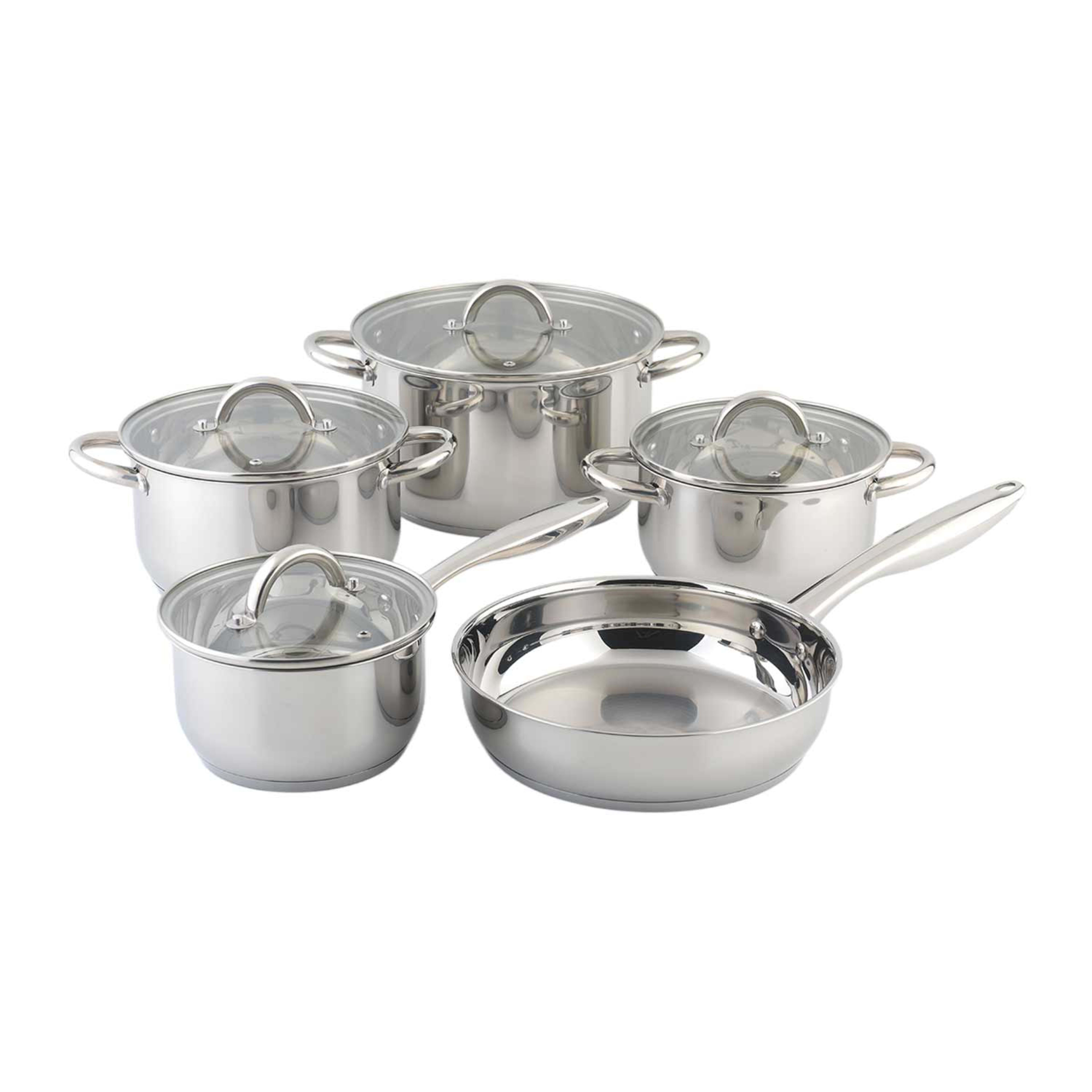 Carl Schmidt Sohn Hamburg Stainless Steel Cookware Set 9pcs Cs-105761
