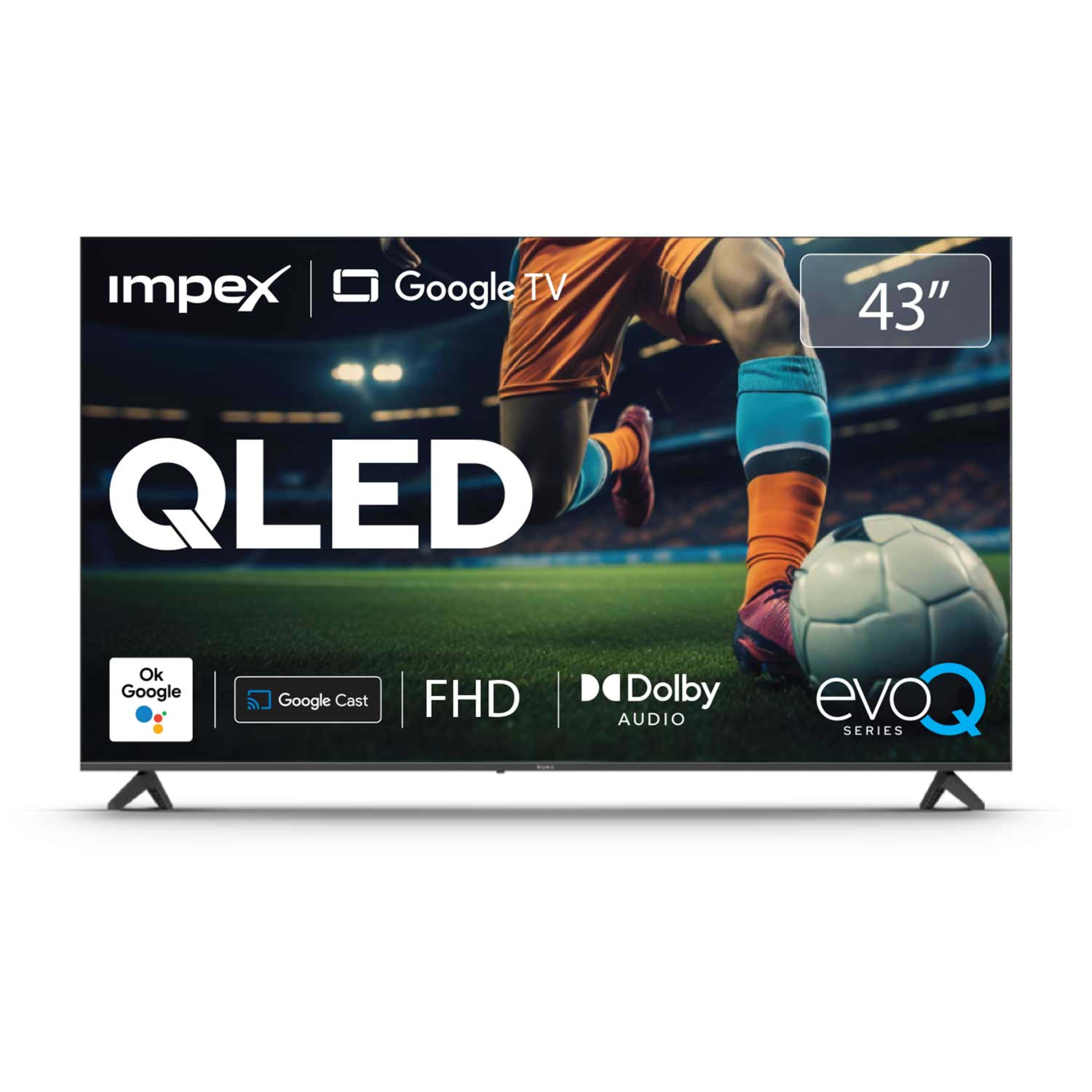 Impex Qled Fhd Google LED TV 43inch Evoq43qlc2