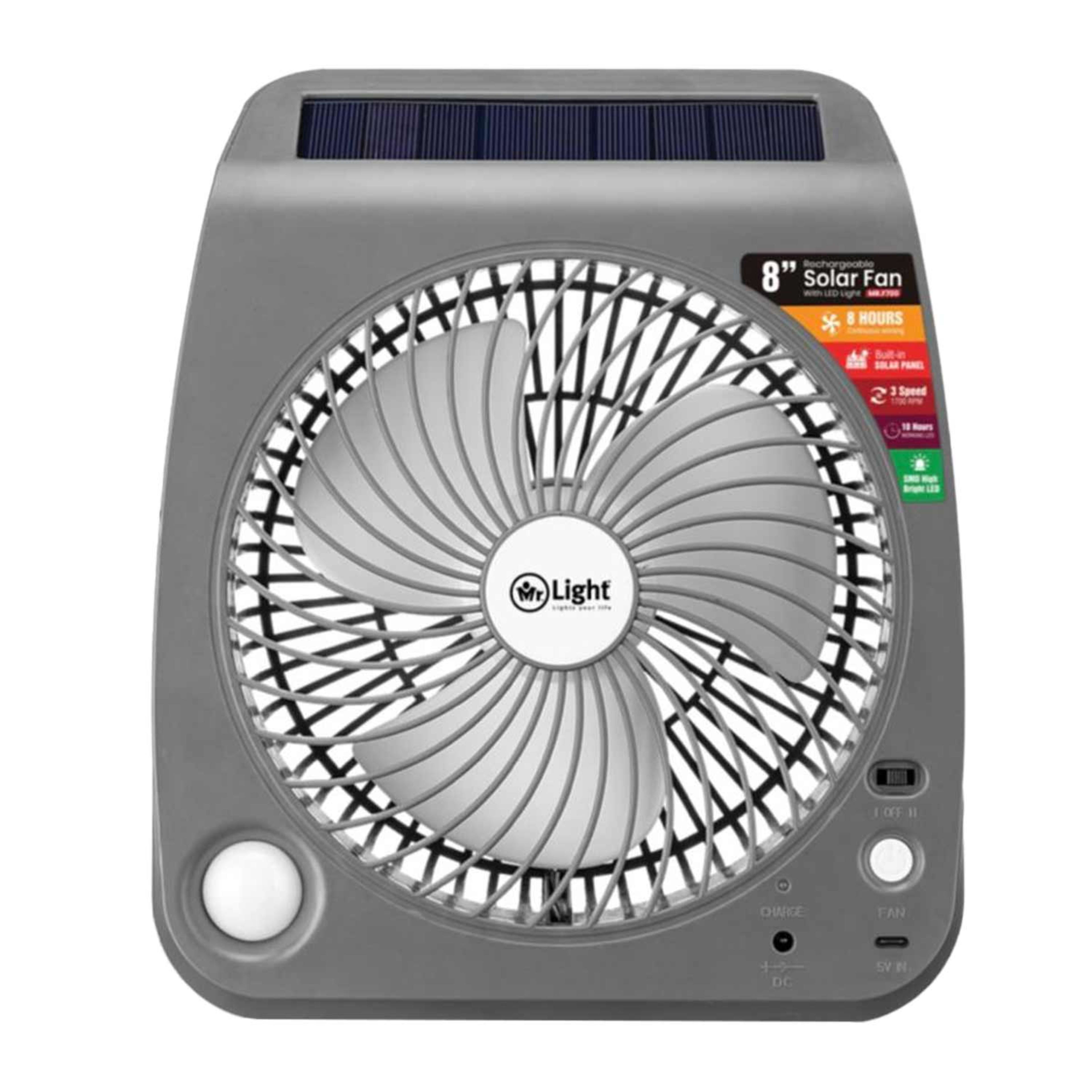 Mr. Light Rechargeable Fan Mr 700