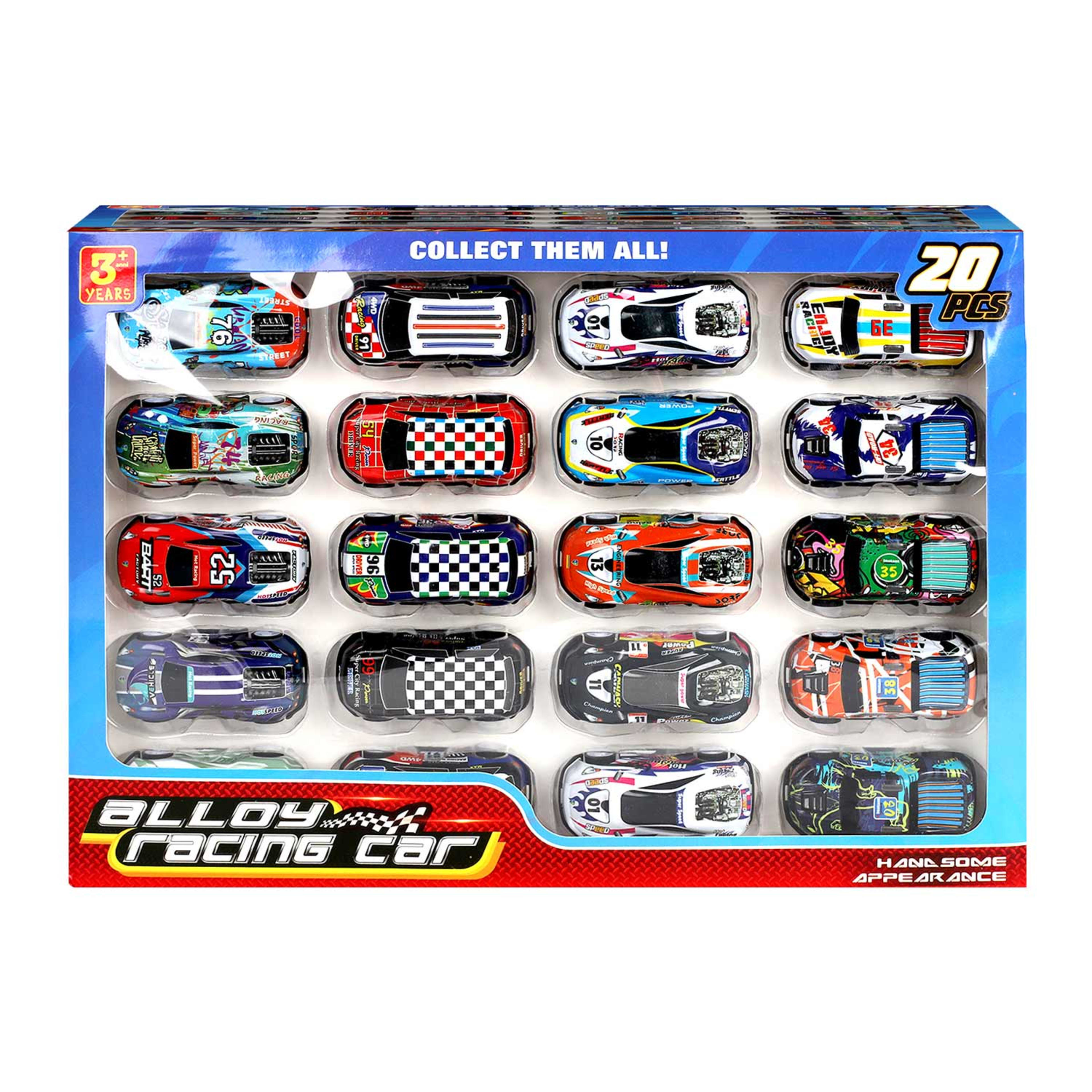 Alloy Racing Pull Back Car Set 20pcs 6270-20