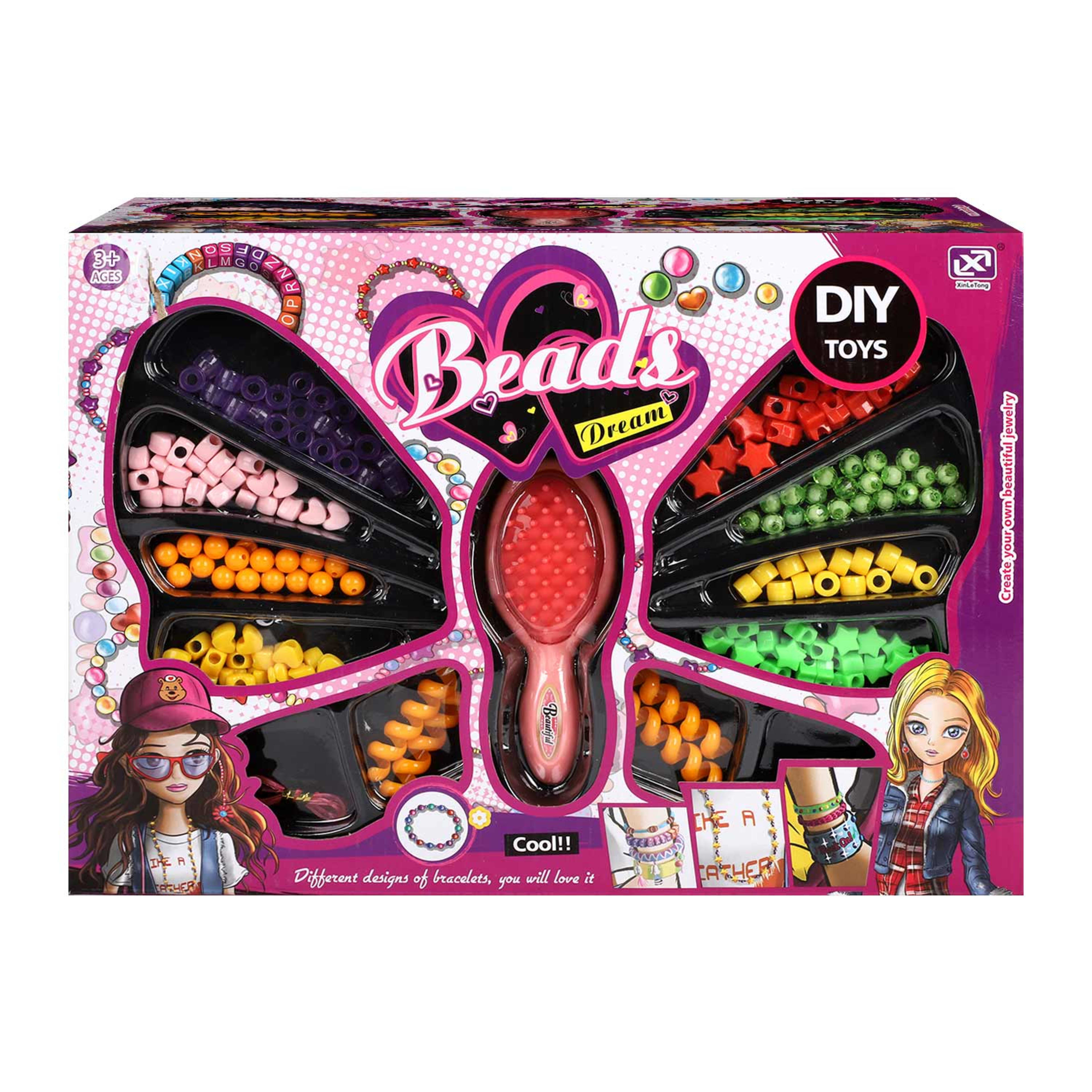 Xinletong DIY Beads Set 246pcs 204-4