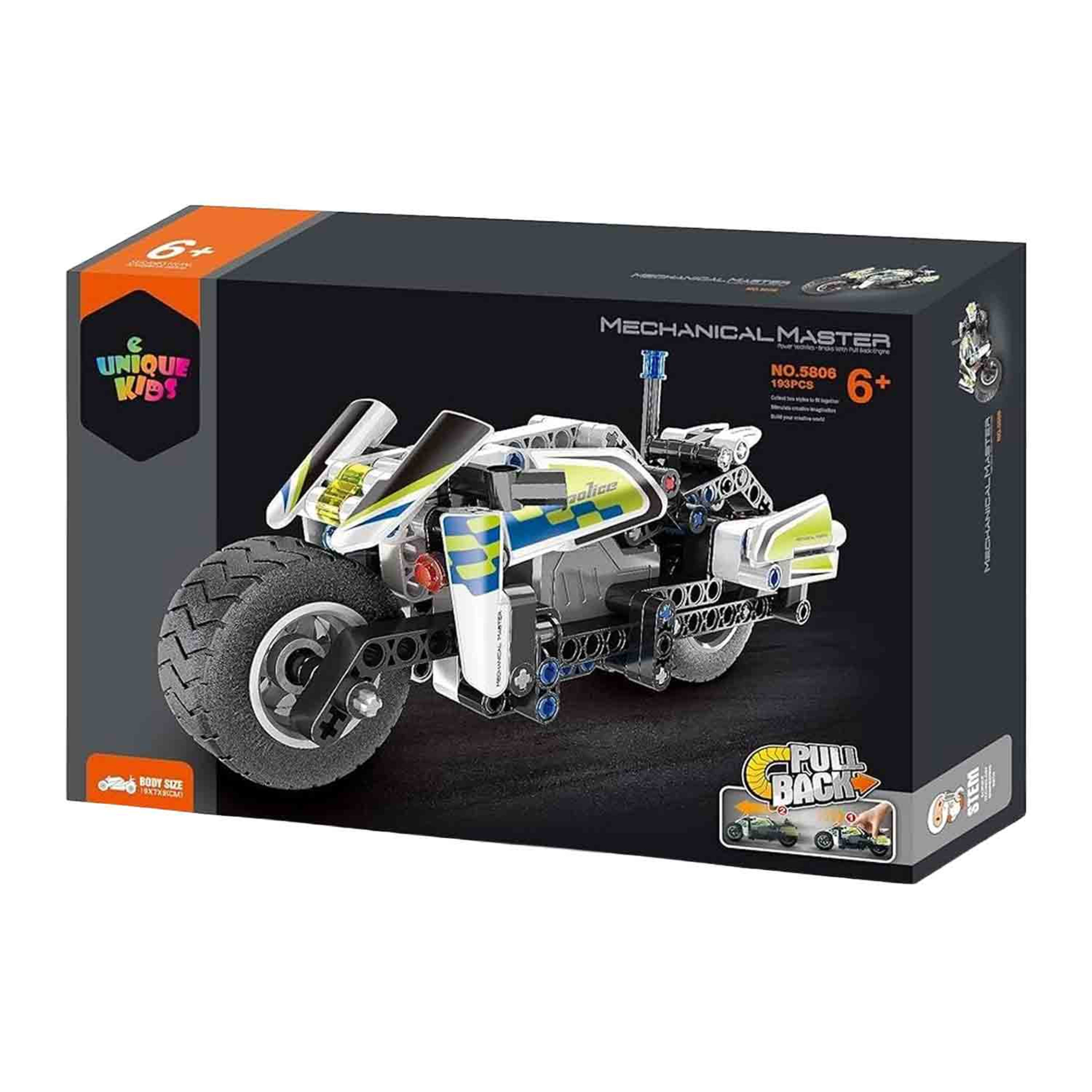 Im Master Pull Back Police Motor 5806