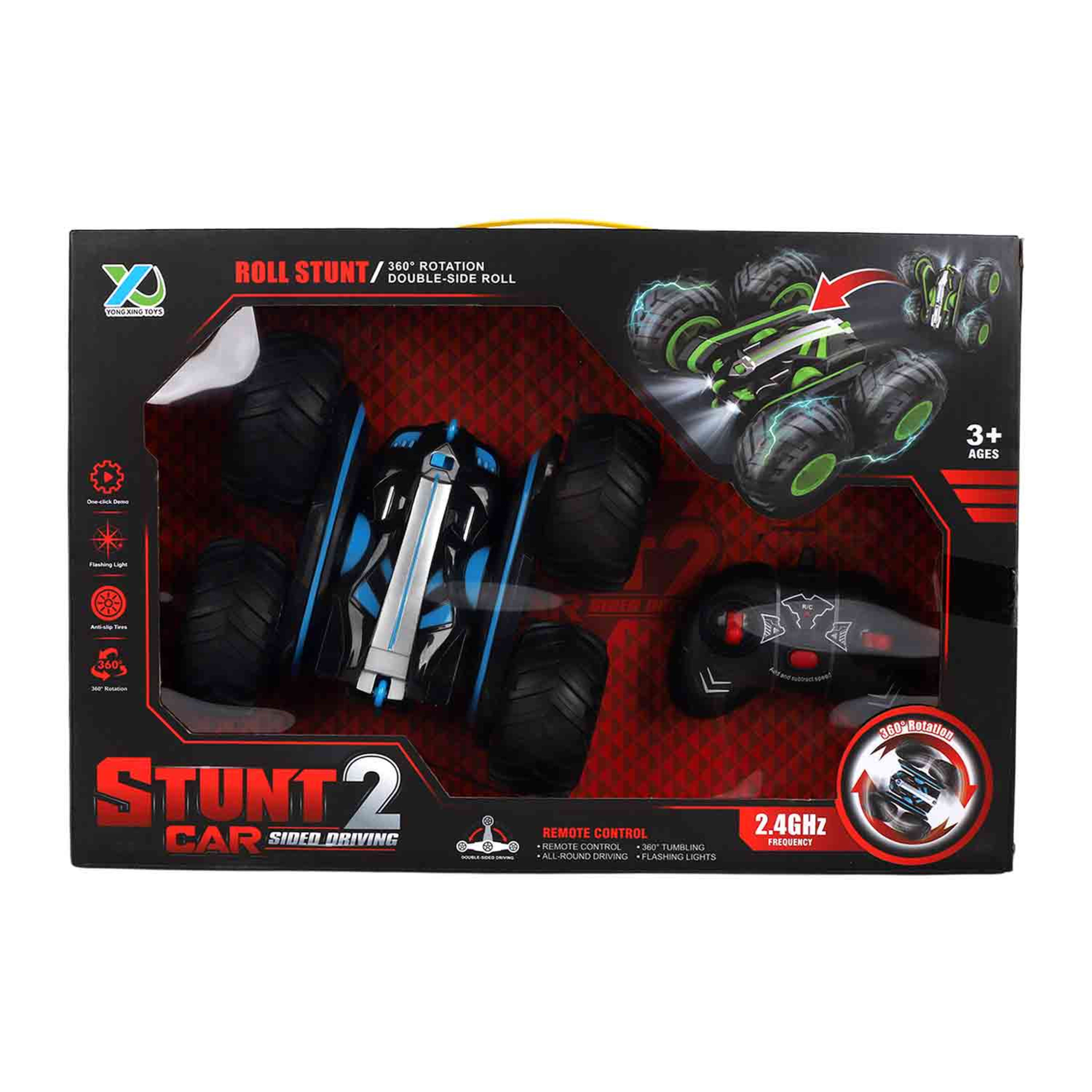 Yong Xing Toys Remote Control Roll Stunt Car Yq001a