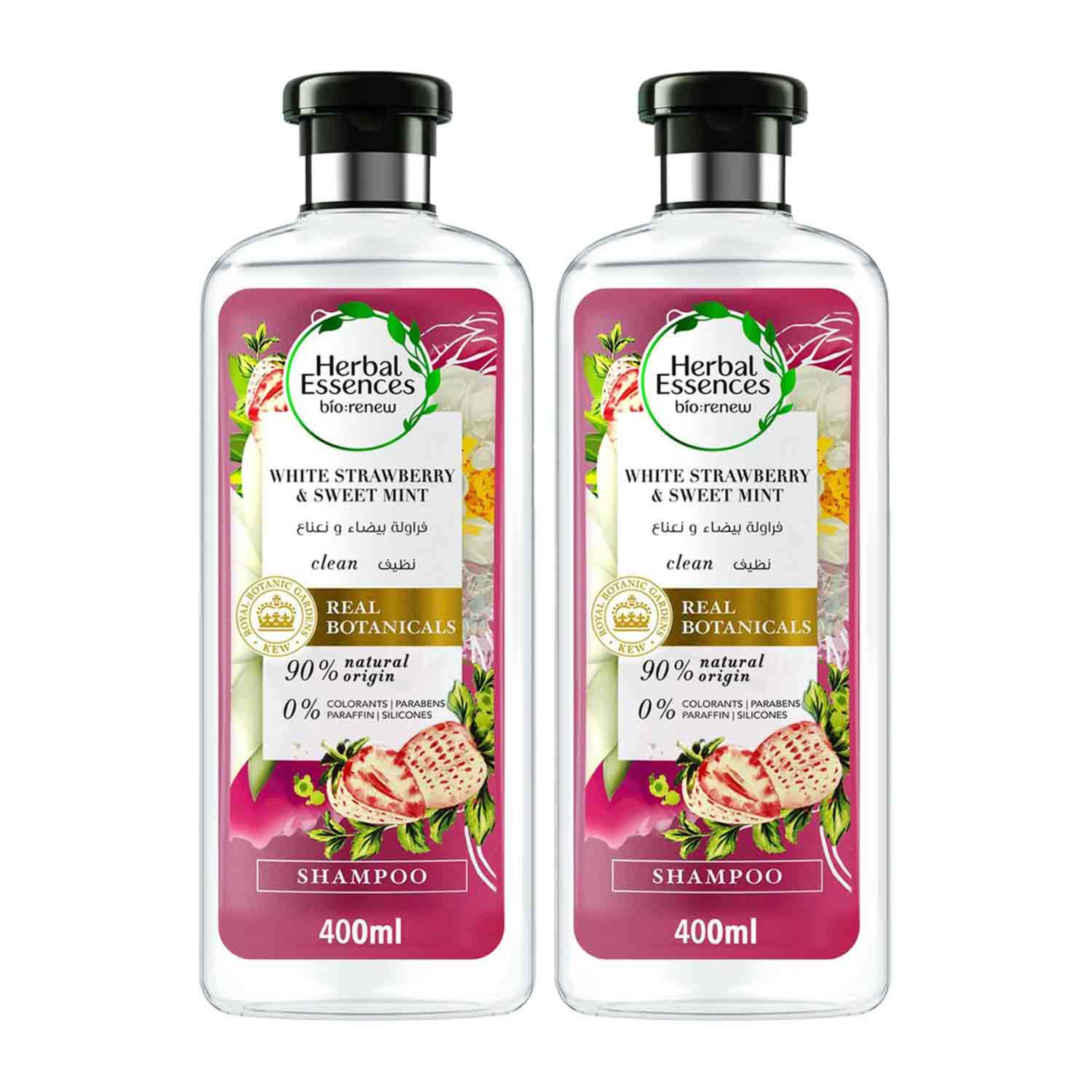 Herbal Essences White Strawberry&sweet Mint Shampoo 2sx400ml