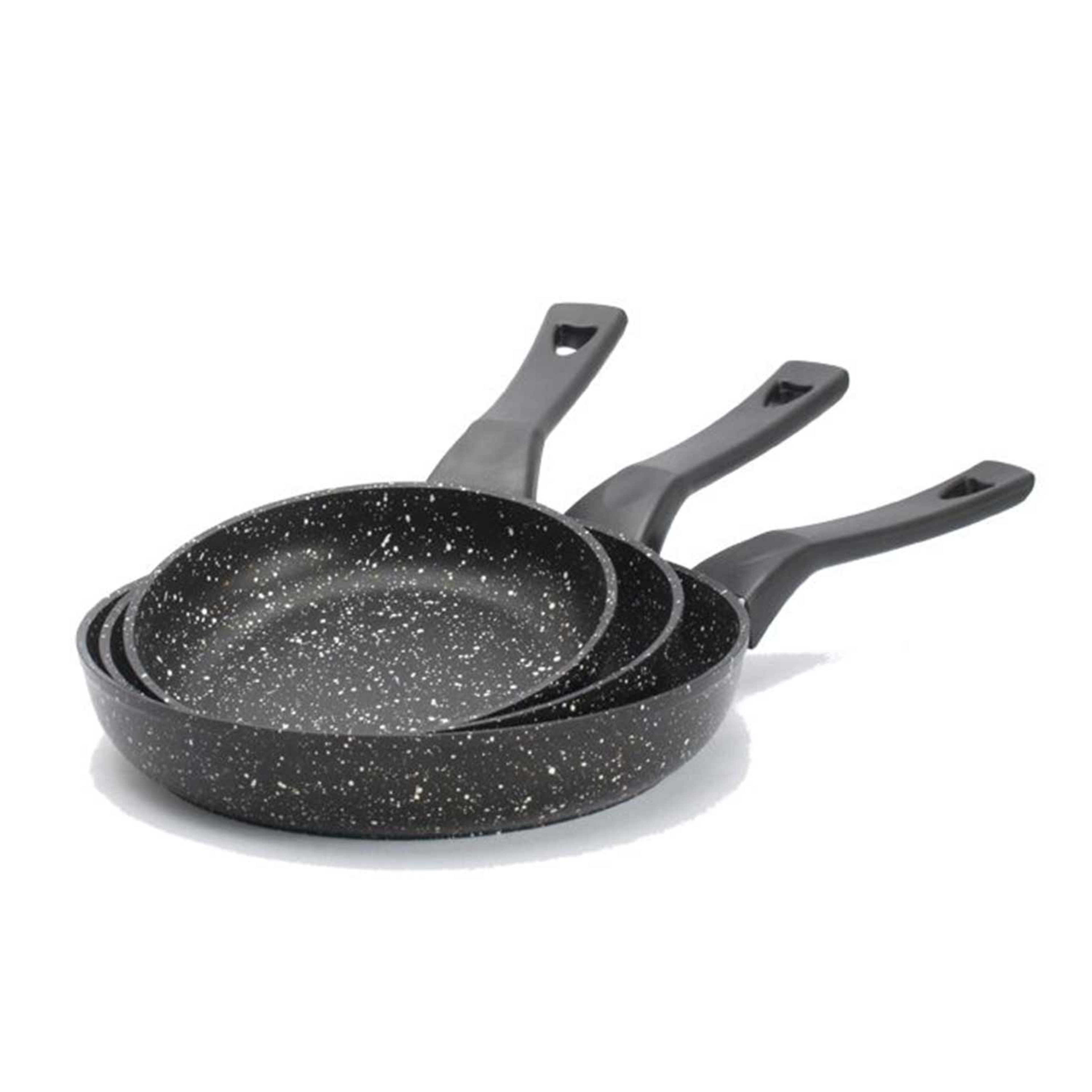 Oms Die Cast Granite Fryypan 3pcs Set Tom037