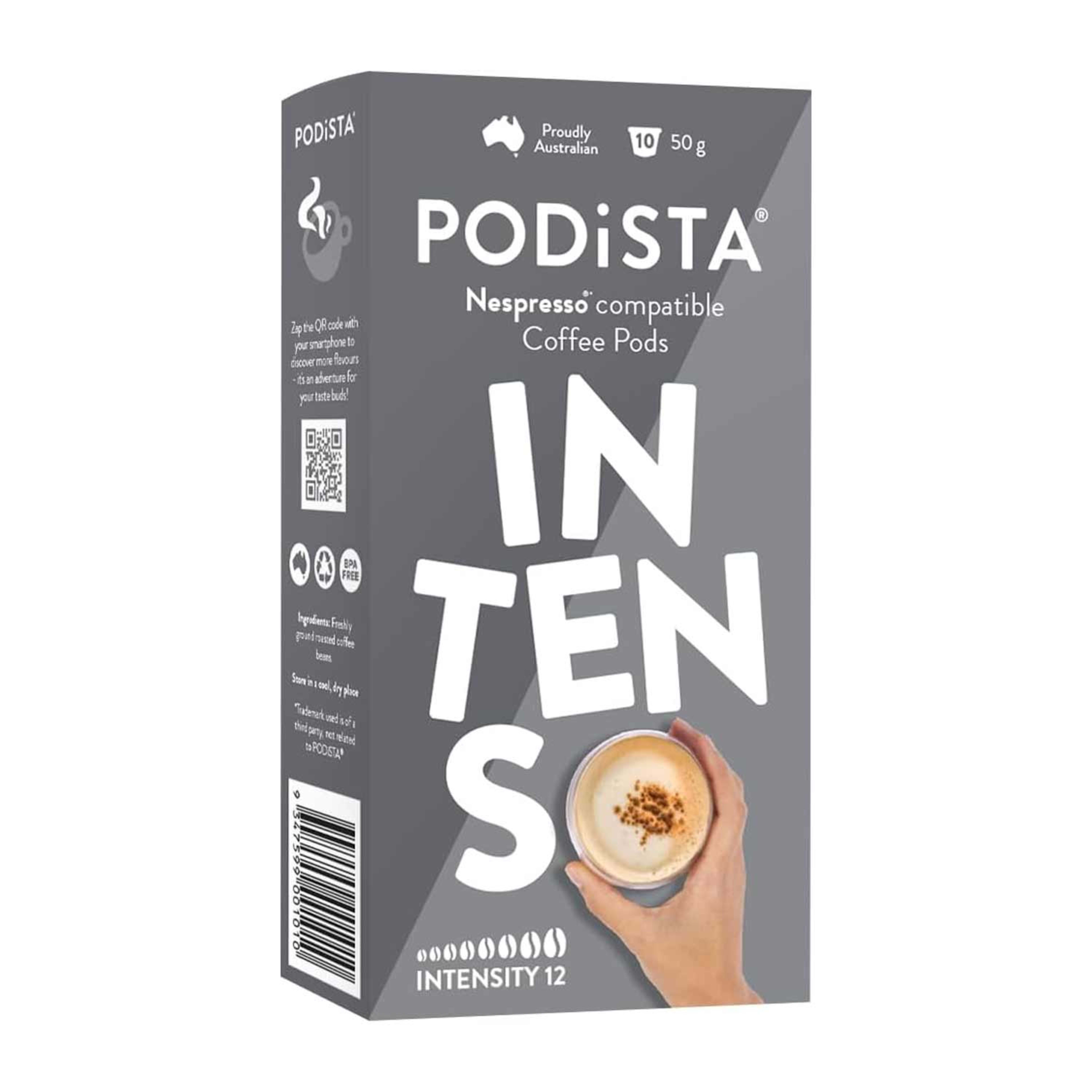 Podista Coffee Intenso Pods 50gm