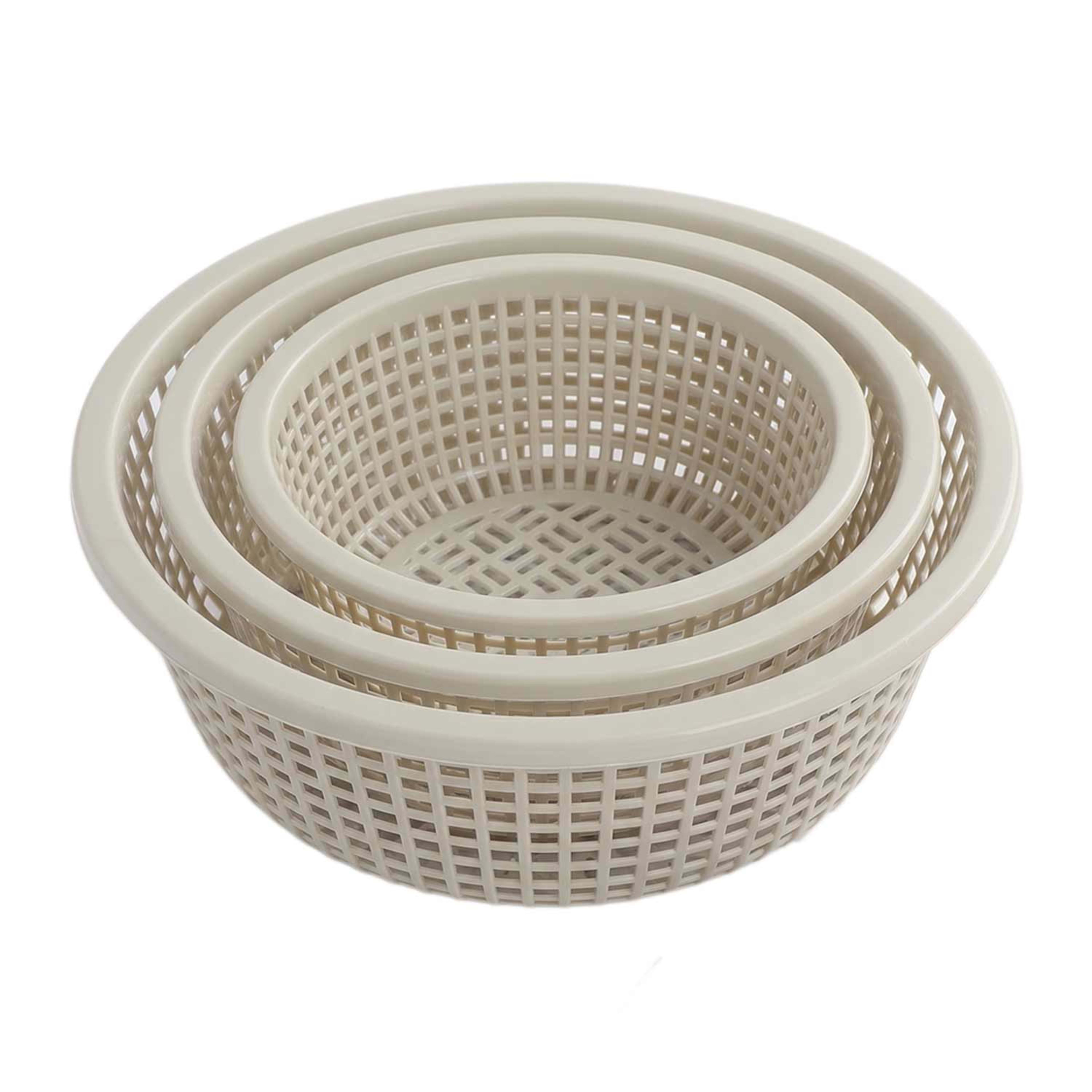 Alfelaij Round Fruit Basket Set 3pcs Af- 696/698/699 - image 2