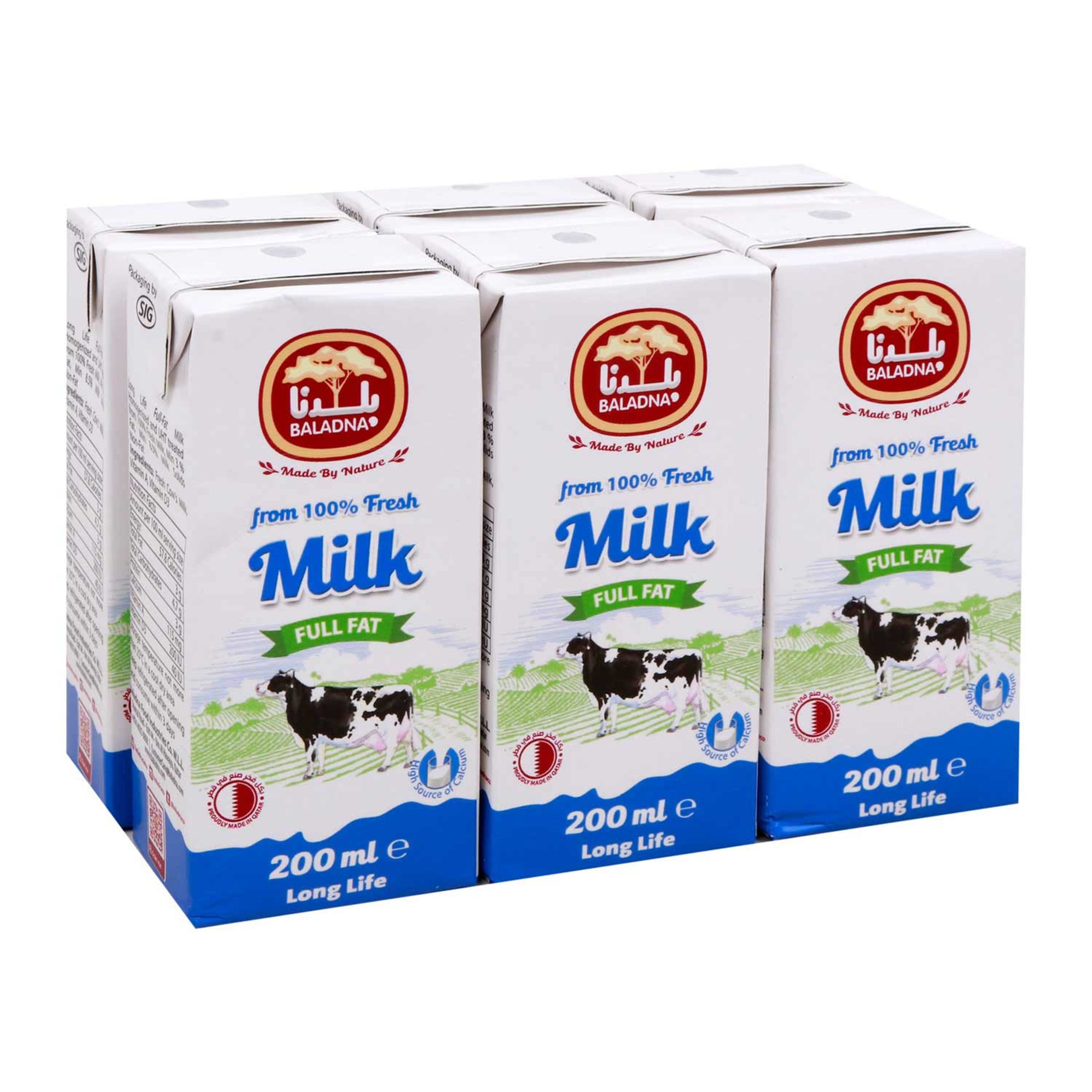 Baladna Uht Full Fat Milk 200ml