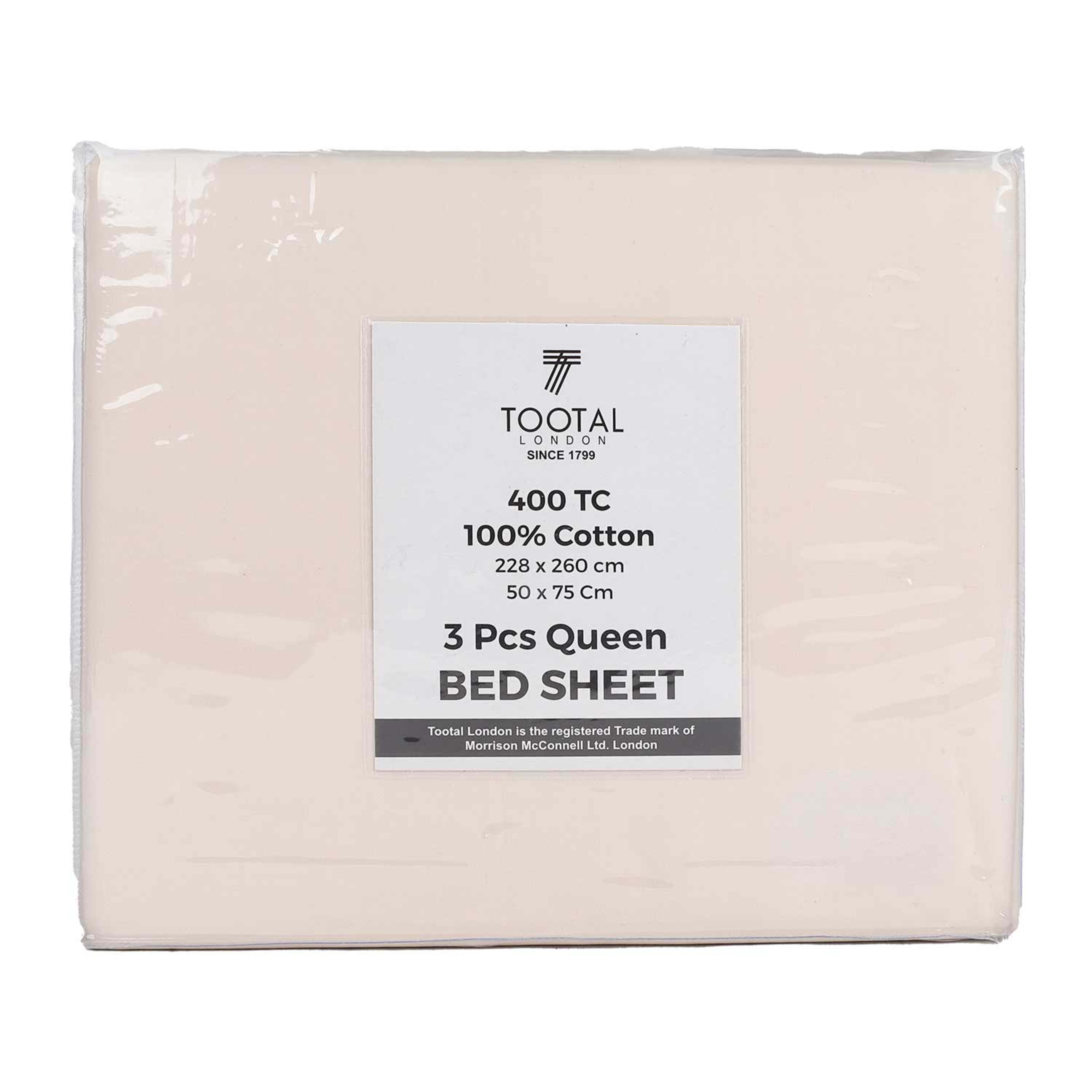 Tootal London Bed Sheet Queen 3pcs 228x260cm 106750