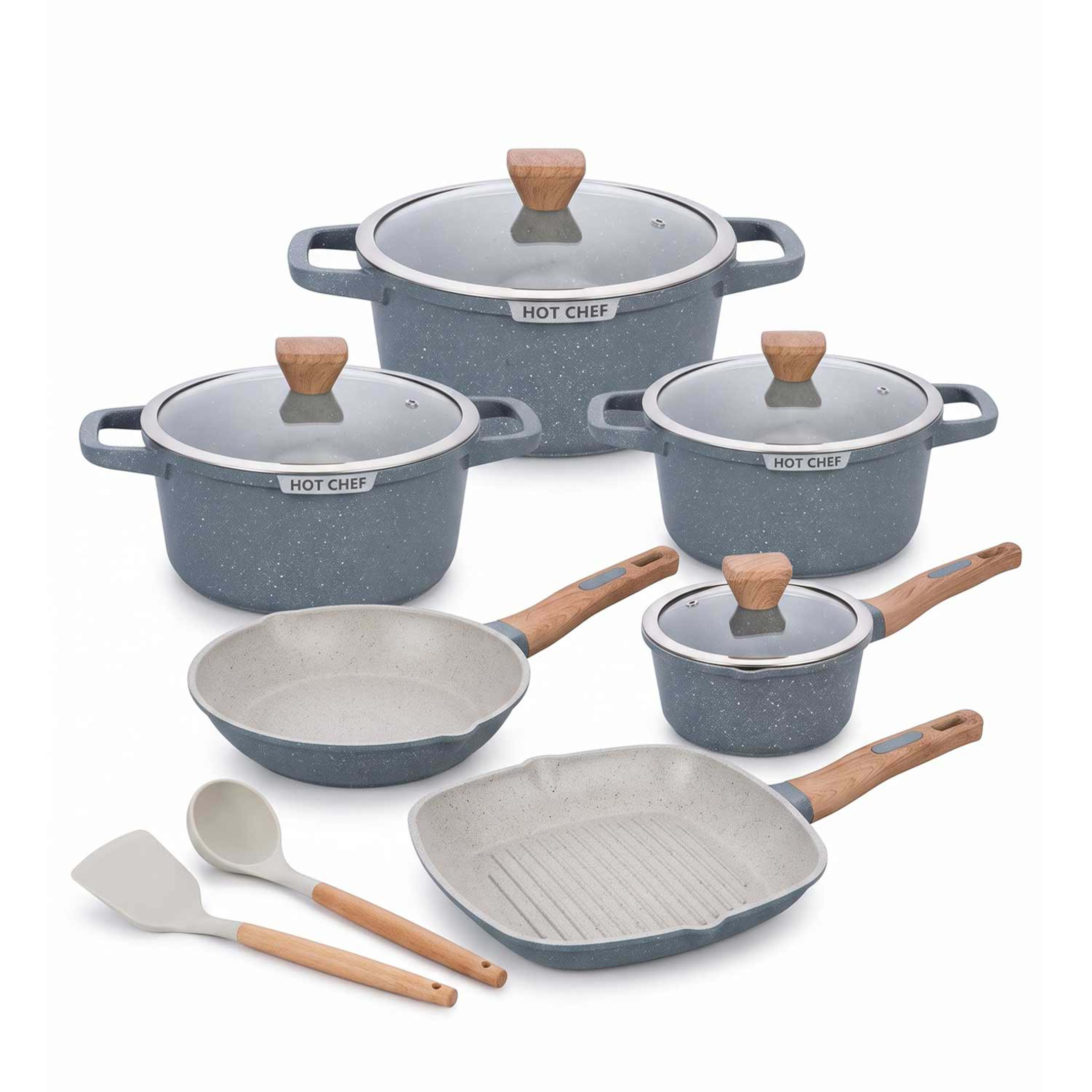 Hotchef Cookware Set 12pcs 87-4 Ytg180