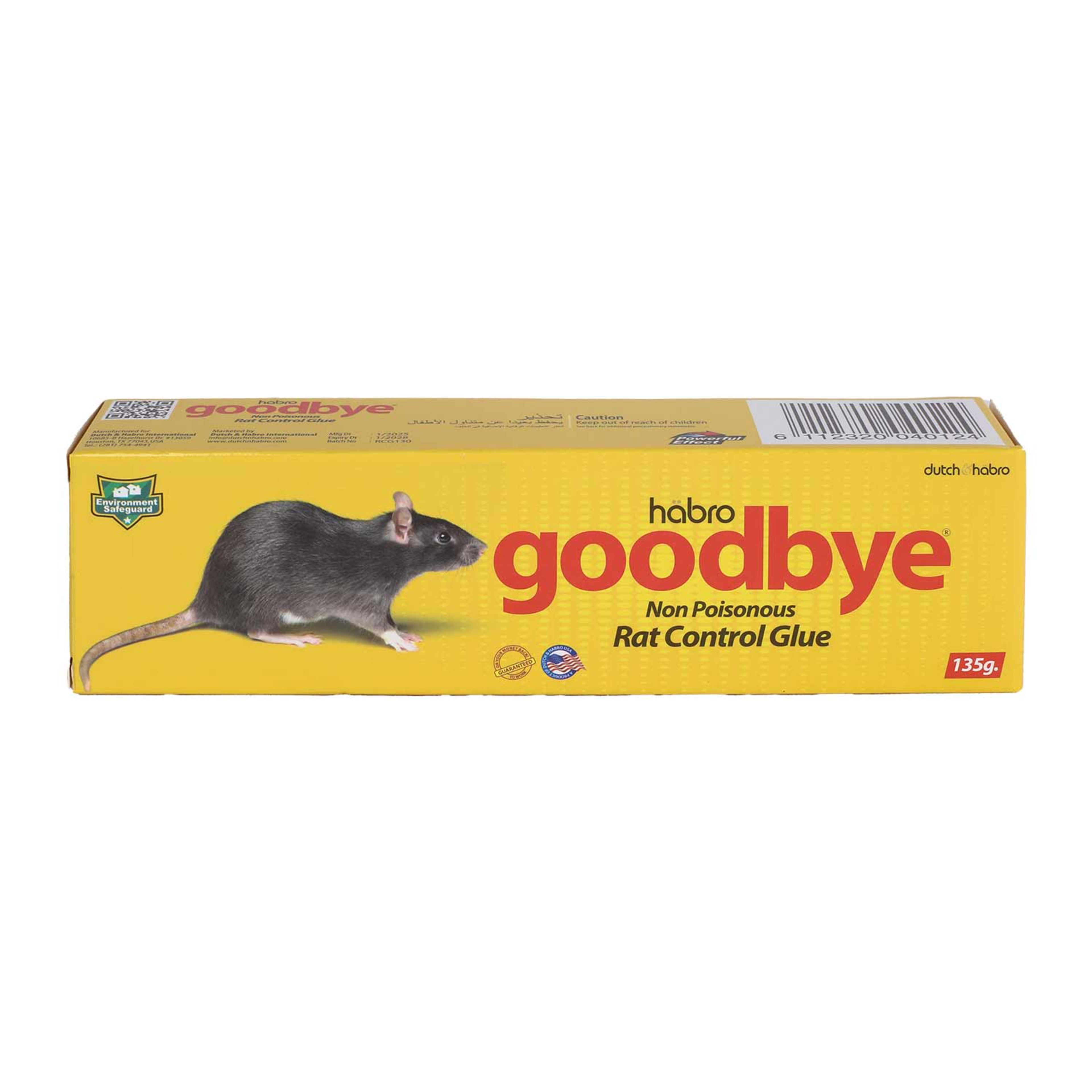 Habro Good Bye No Poisonous Rat Control Glue 135gm