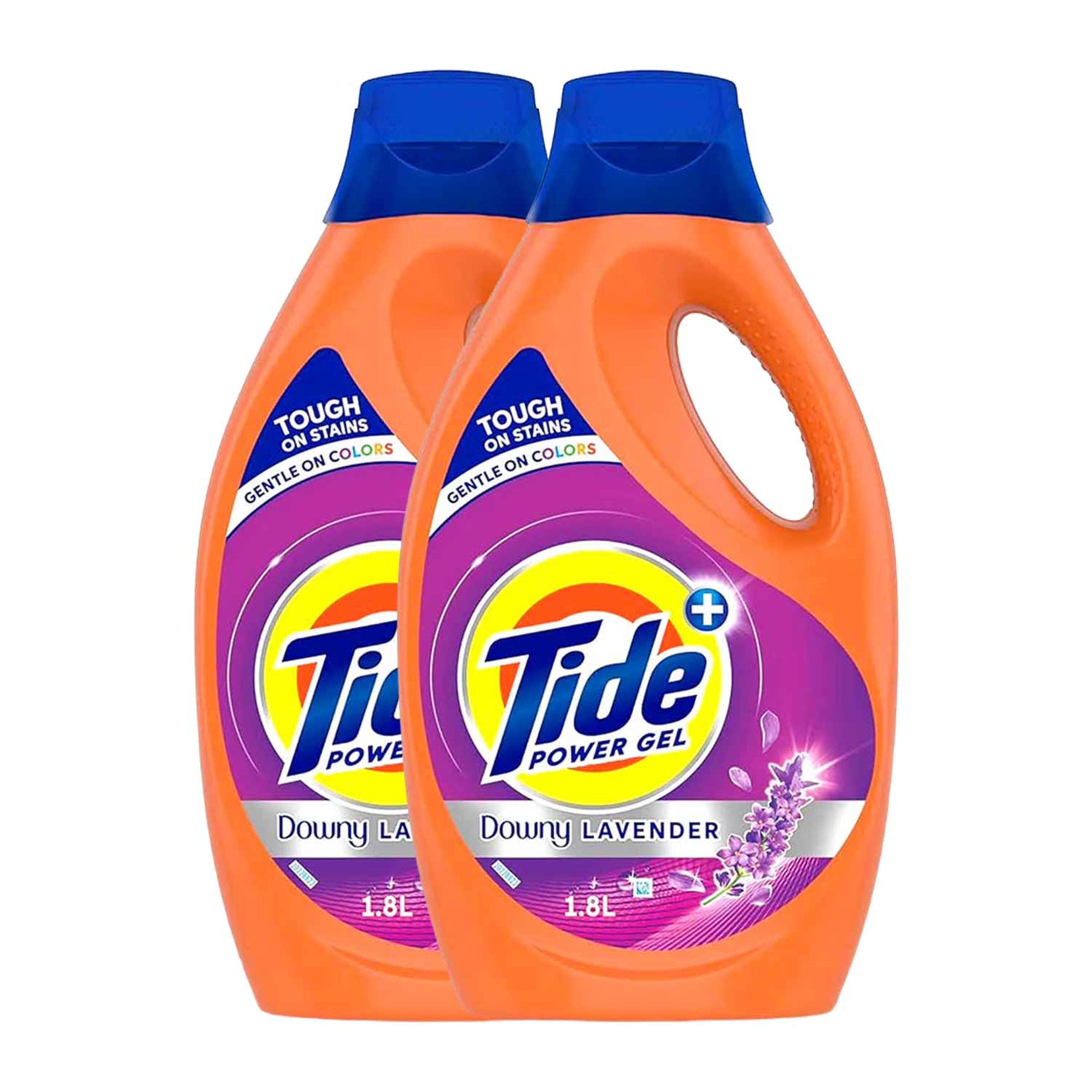 Tide Power Gel Liquid Downy Lavender 2x1.8ltr