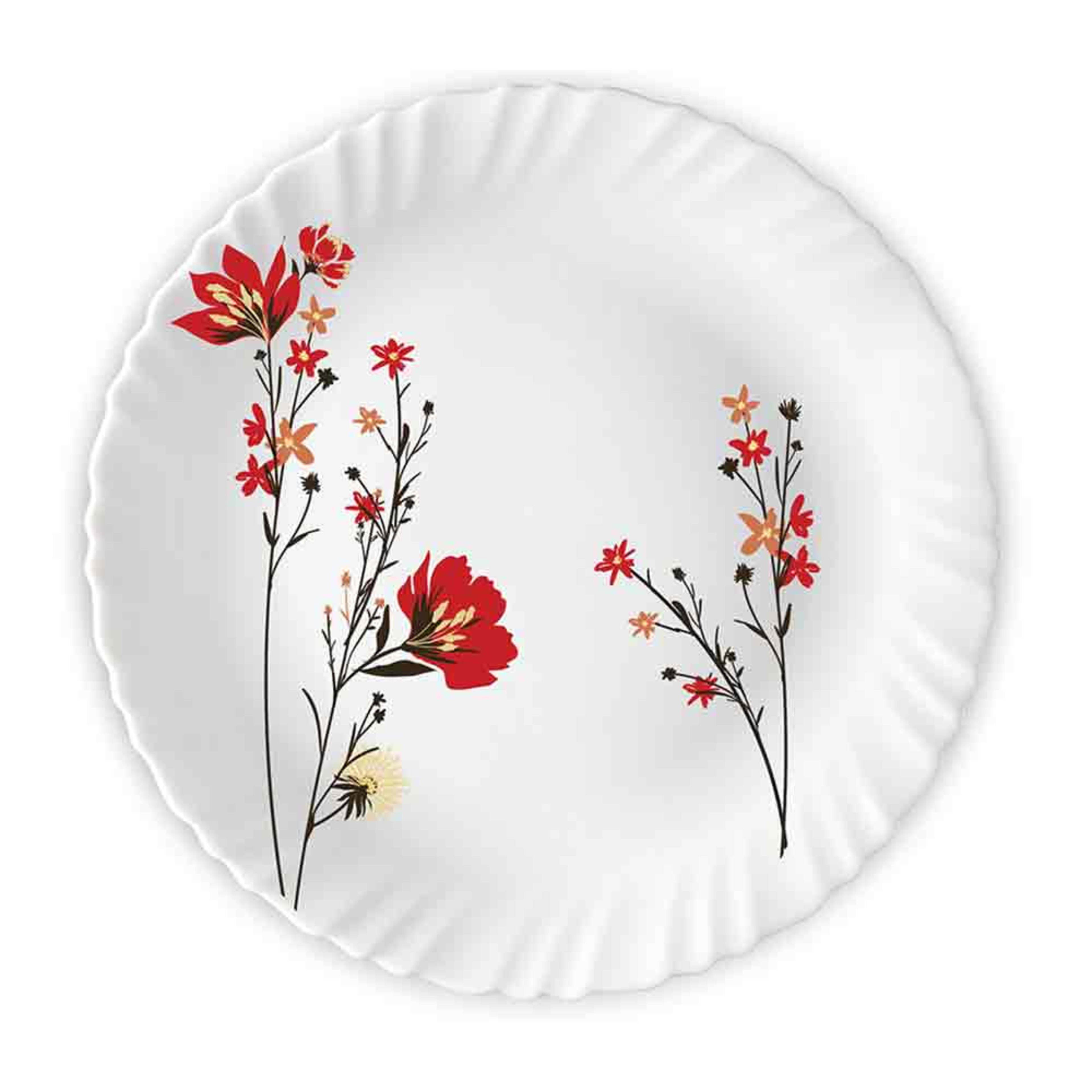 Borosil Dinner Plate Assorted 10inch Bo-dp10-1pc