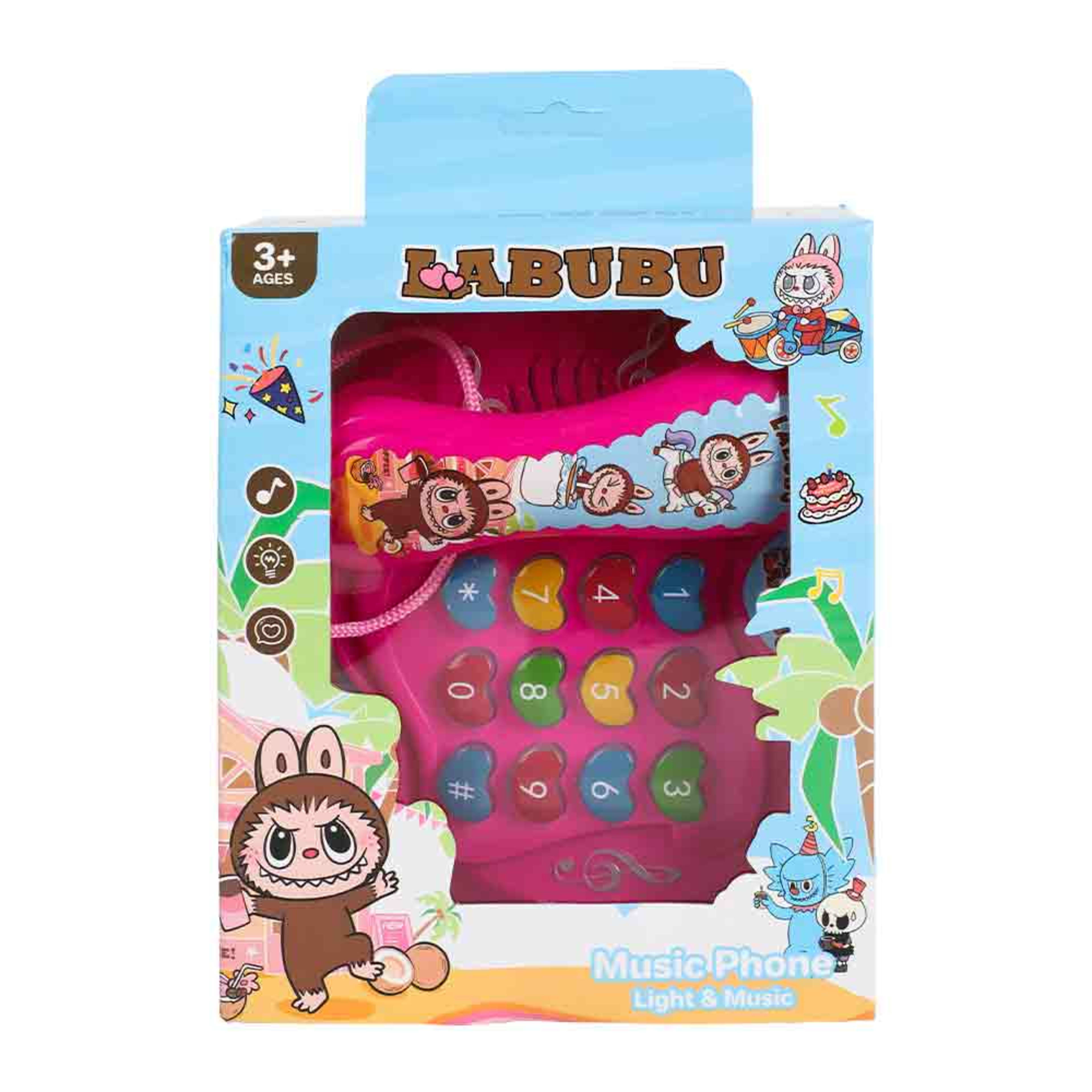 Labubu Music Phone Battery Operated Yl6362