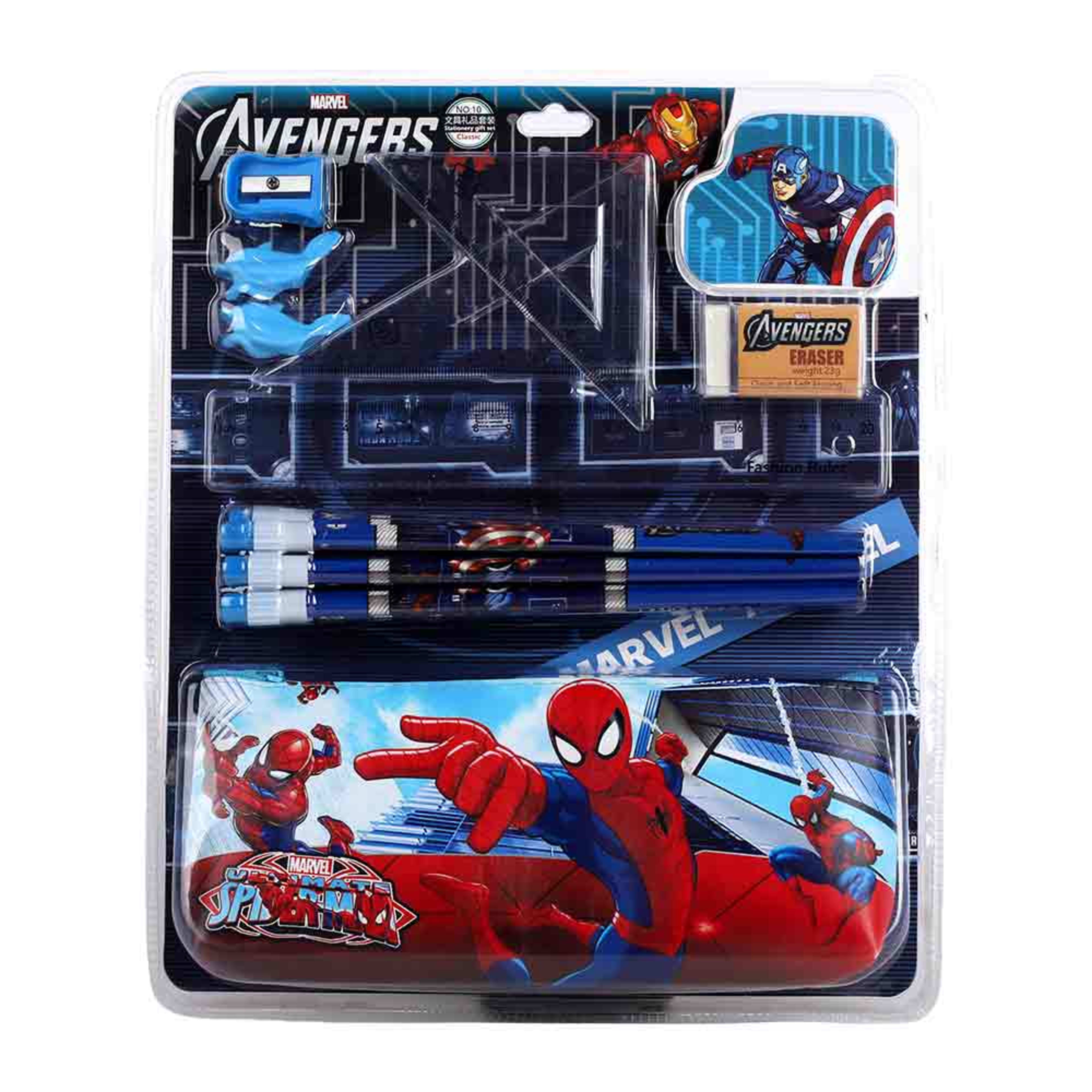 Pvc Stationery Set Avengers 6810