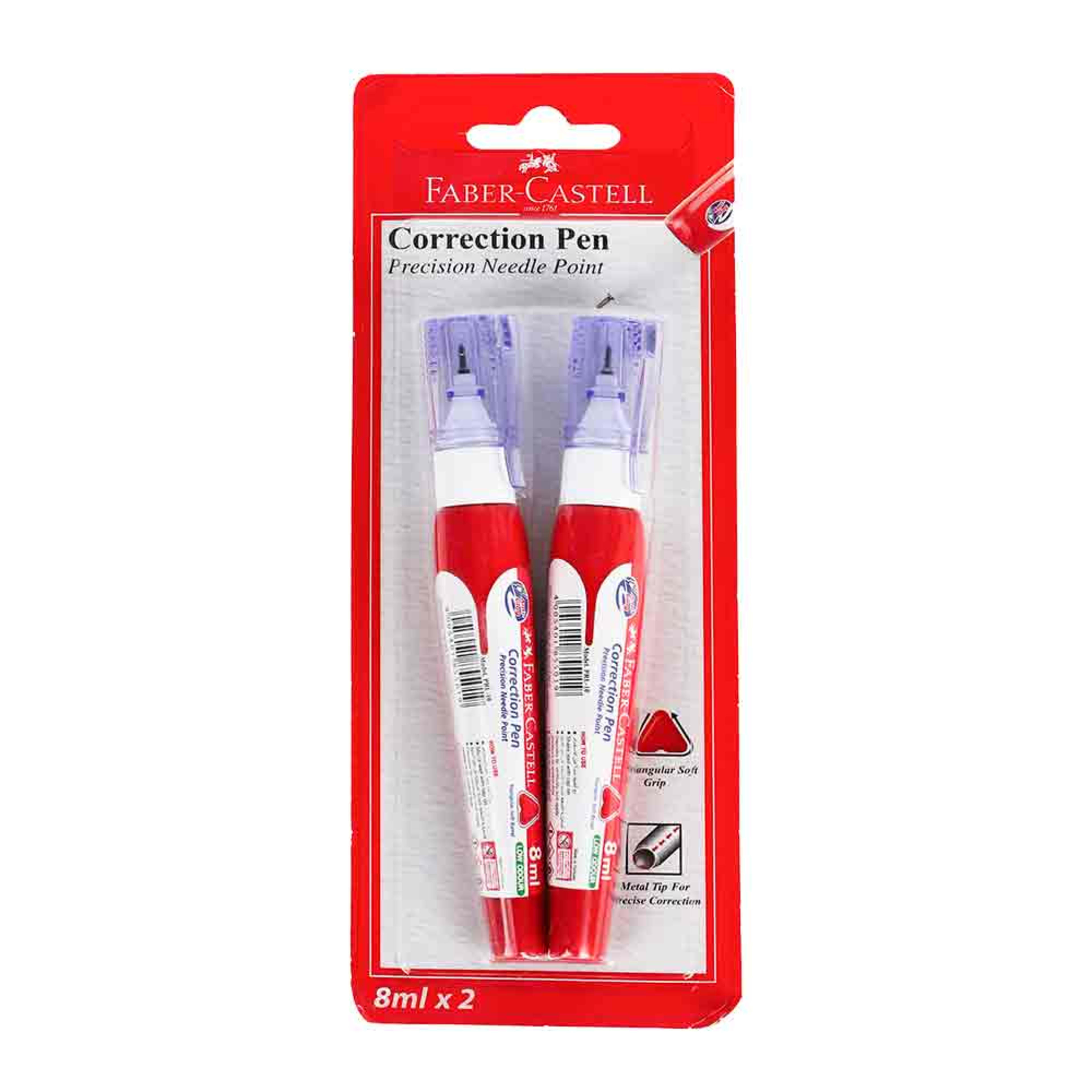 Faber-castell Correction Pen 2pcs 8ml Prl-10/2b